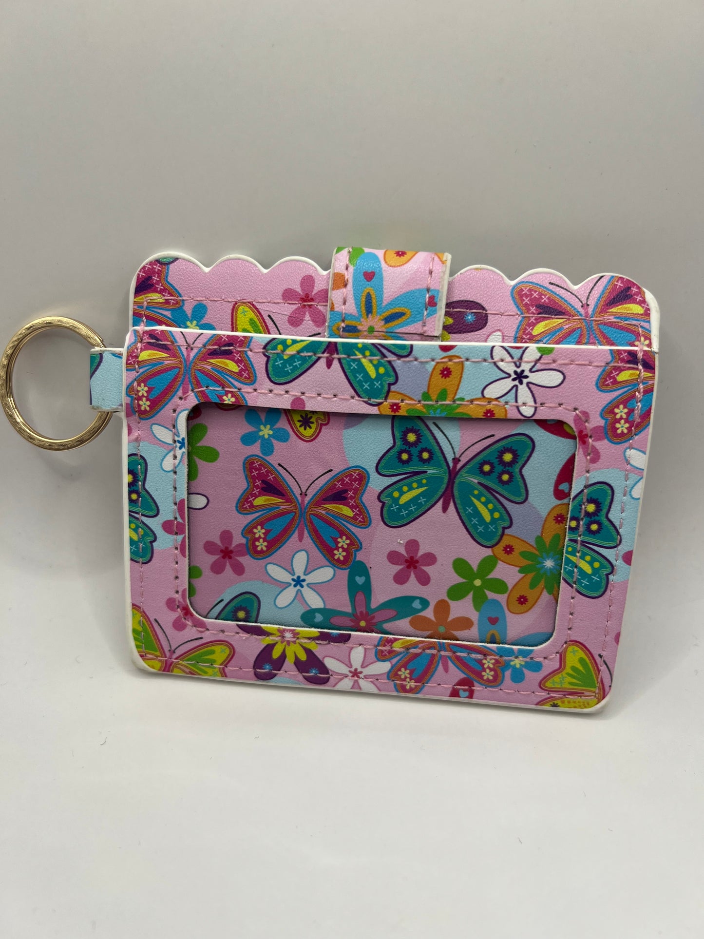 Pink butterfly wallet