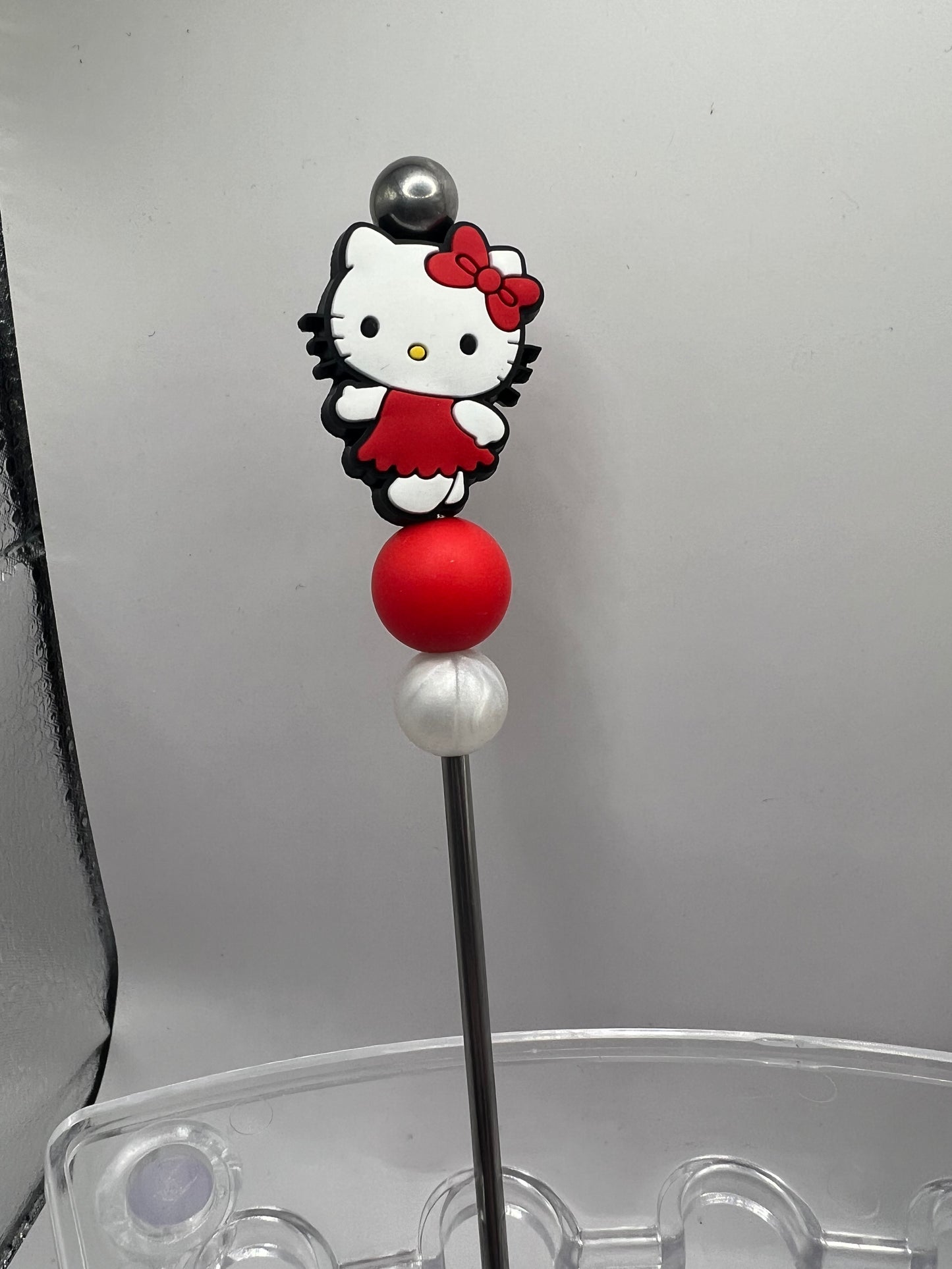 Hello Kitty Beaded Stir Stick