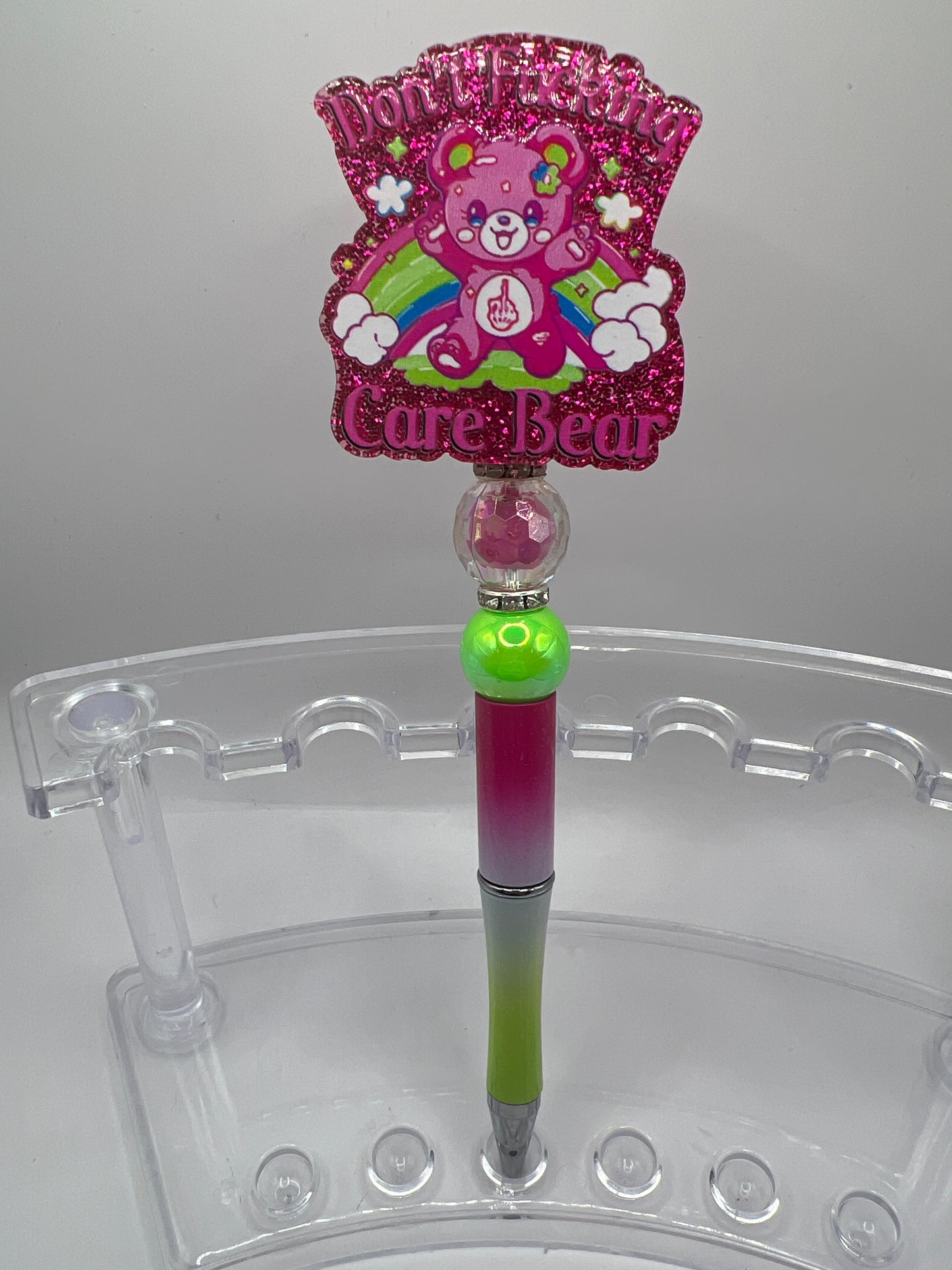 Care Bear Beaded pen