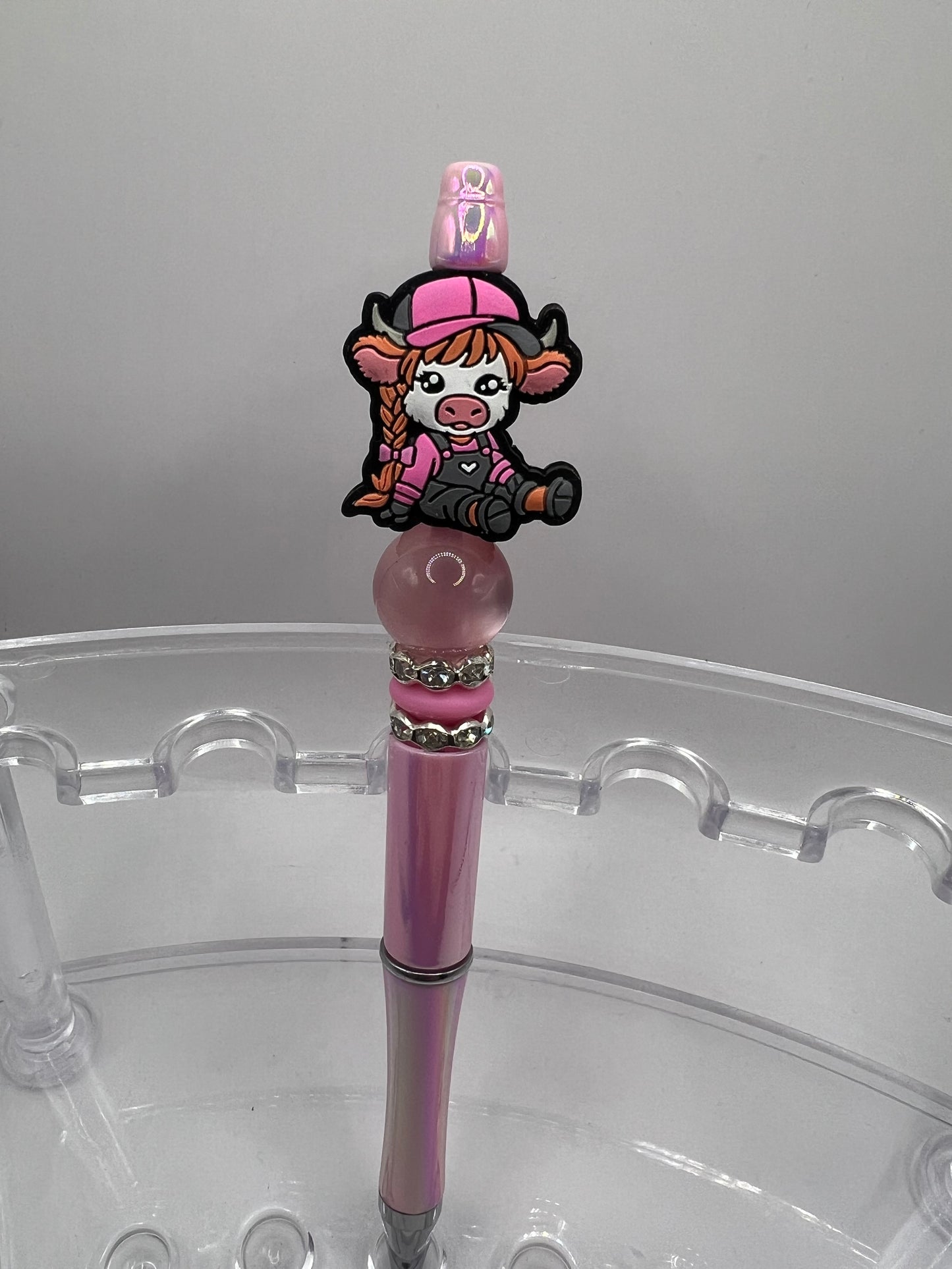 Cow Beaded Pen