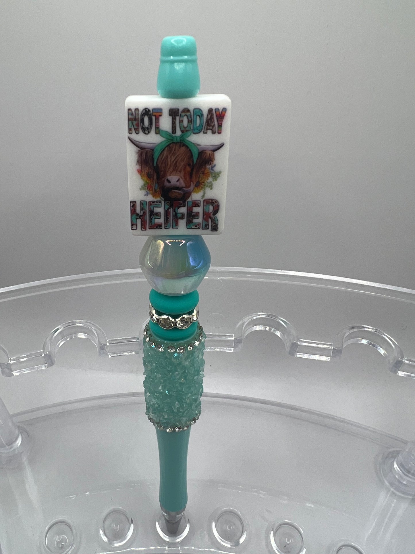 Not today heifer beaded pen