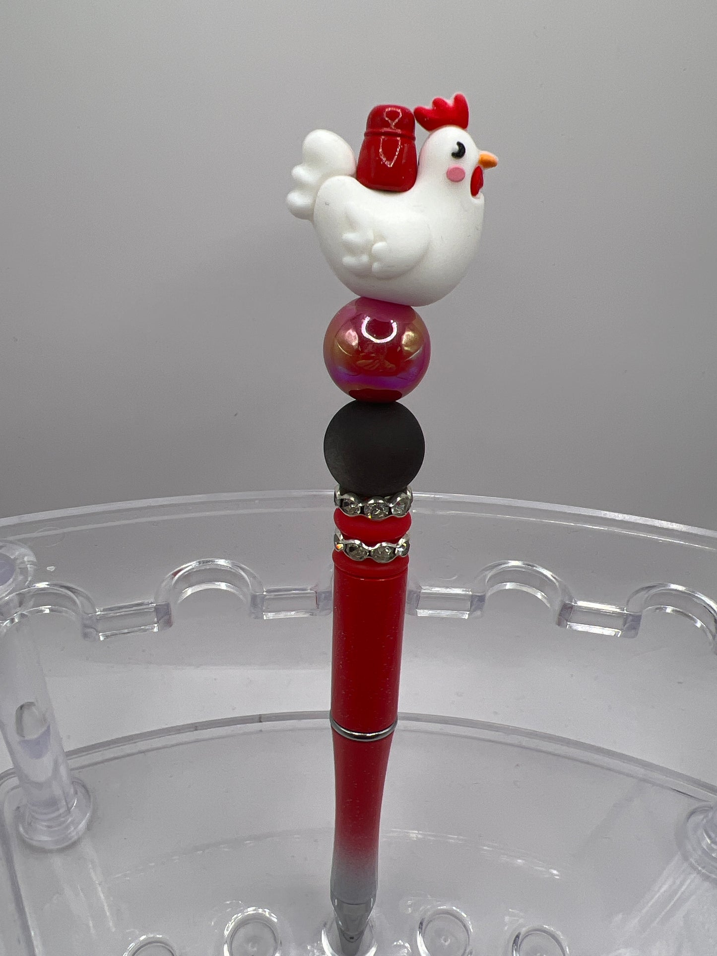 Chicken Beaded Pen
