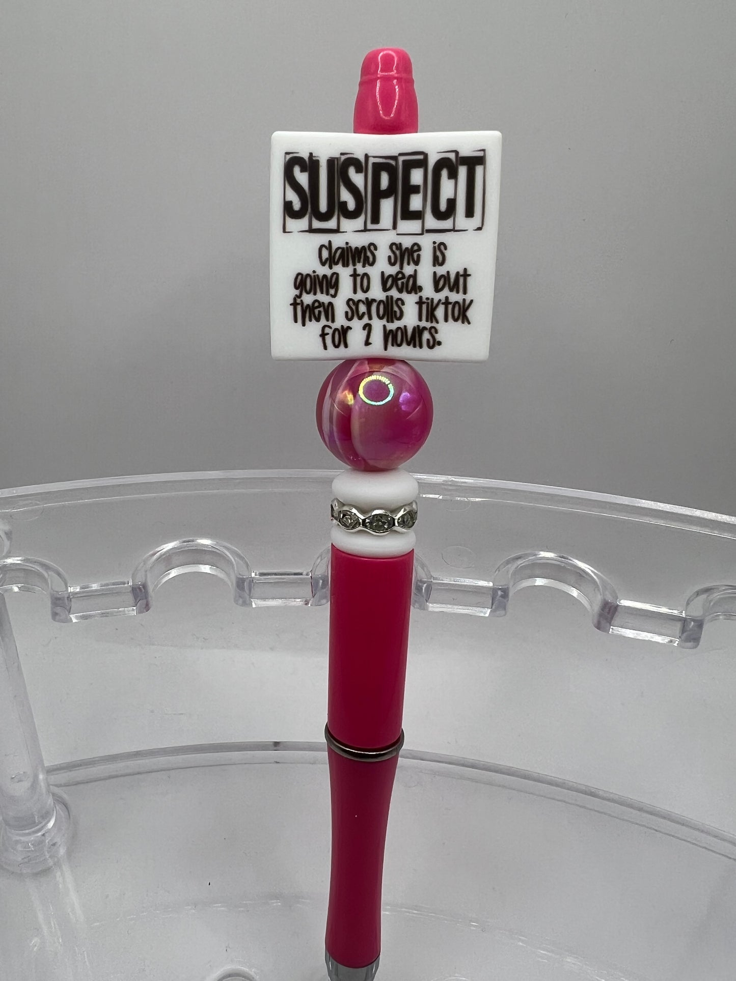 Suspect Beaded Pen