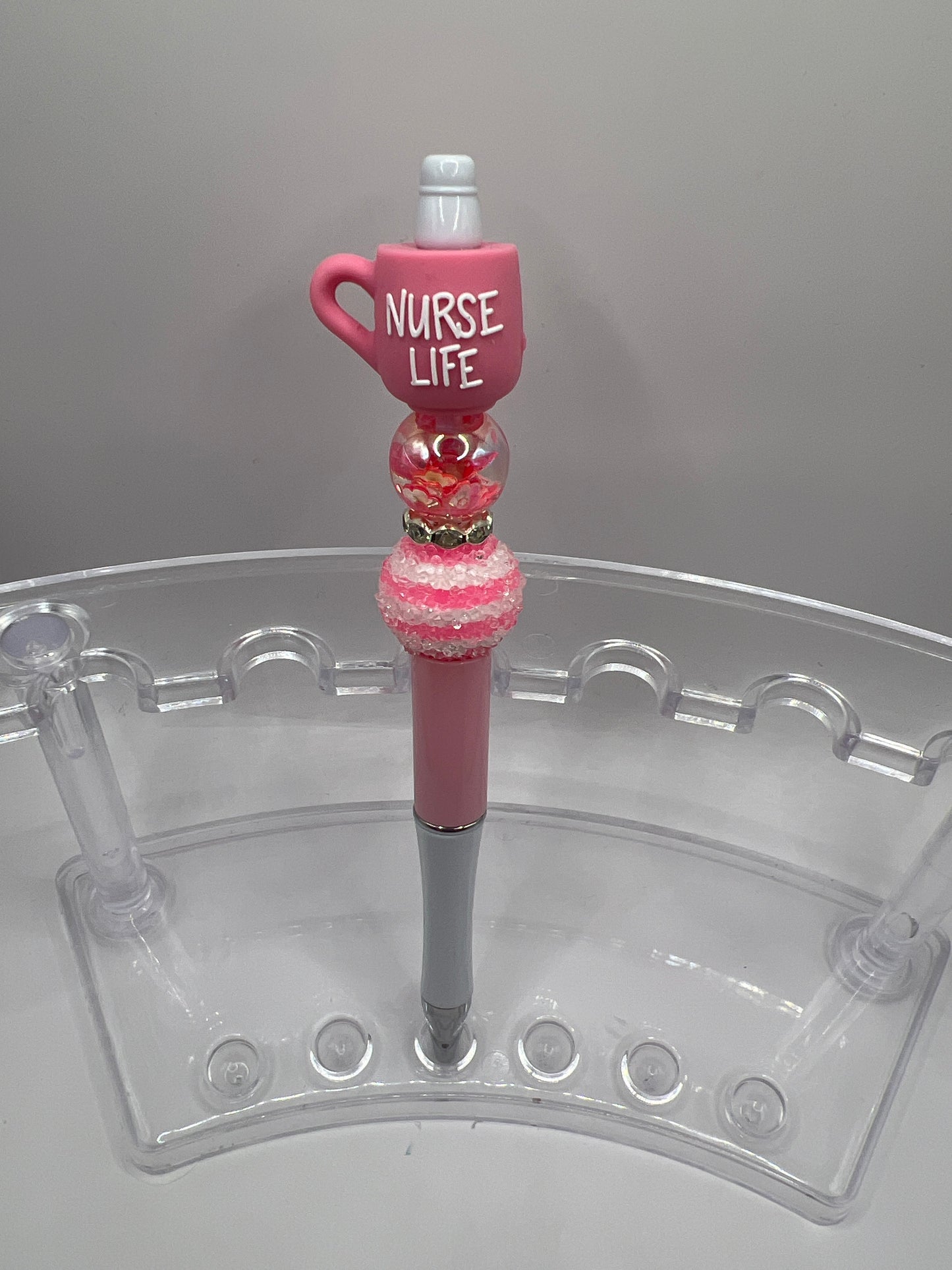 Nurse Life Beaded Pen