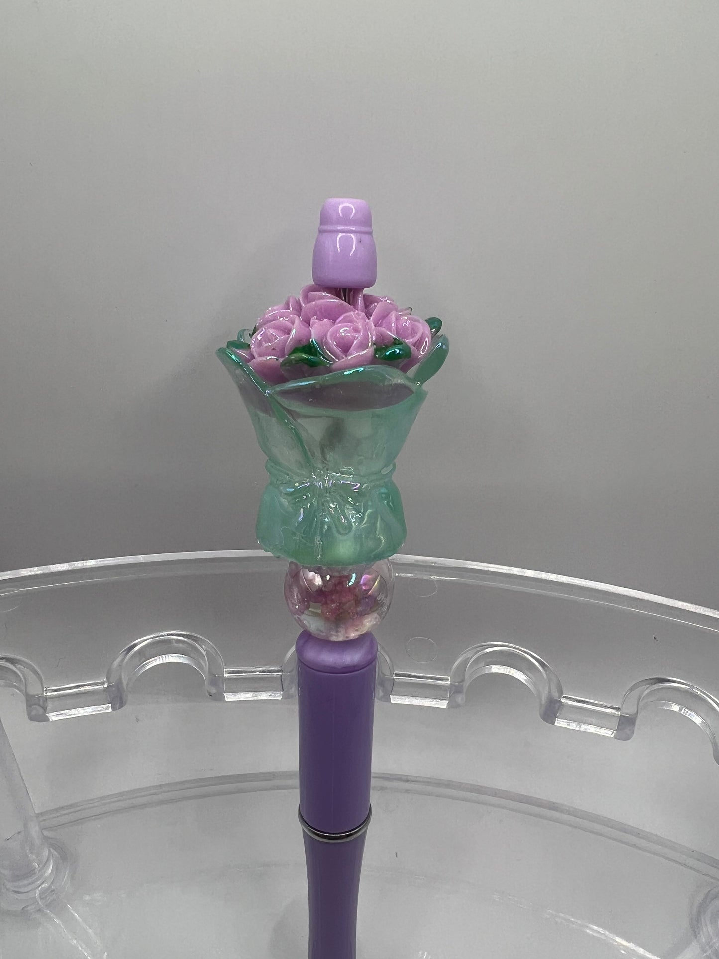 Flowers beaded pen