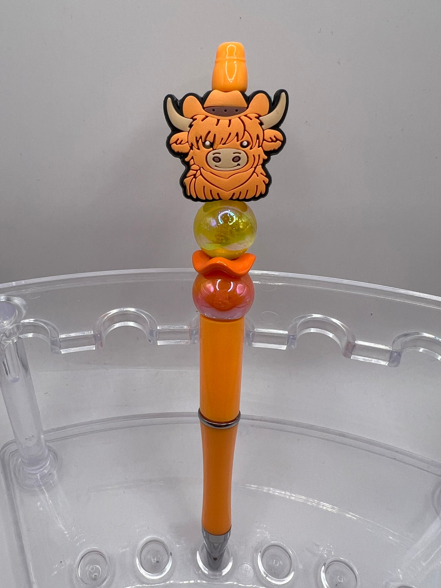 Cow beaded pen