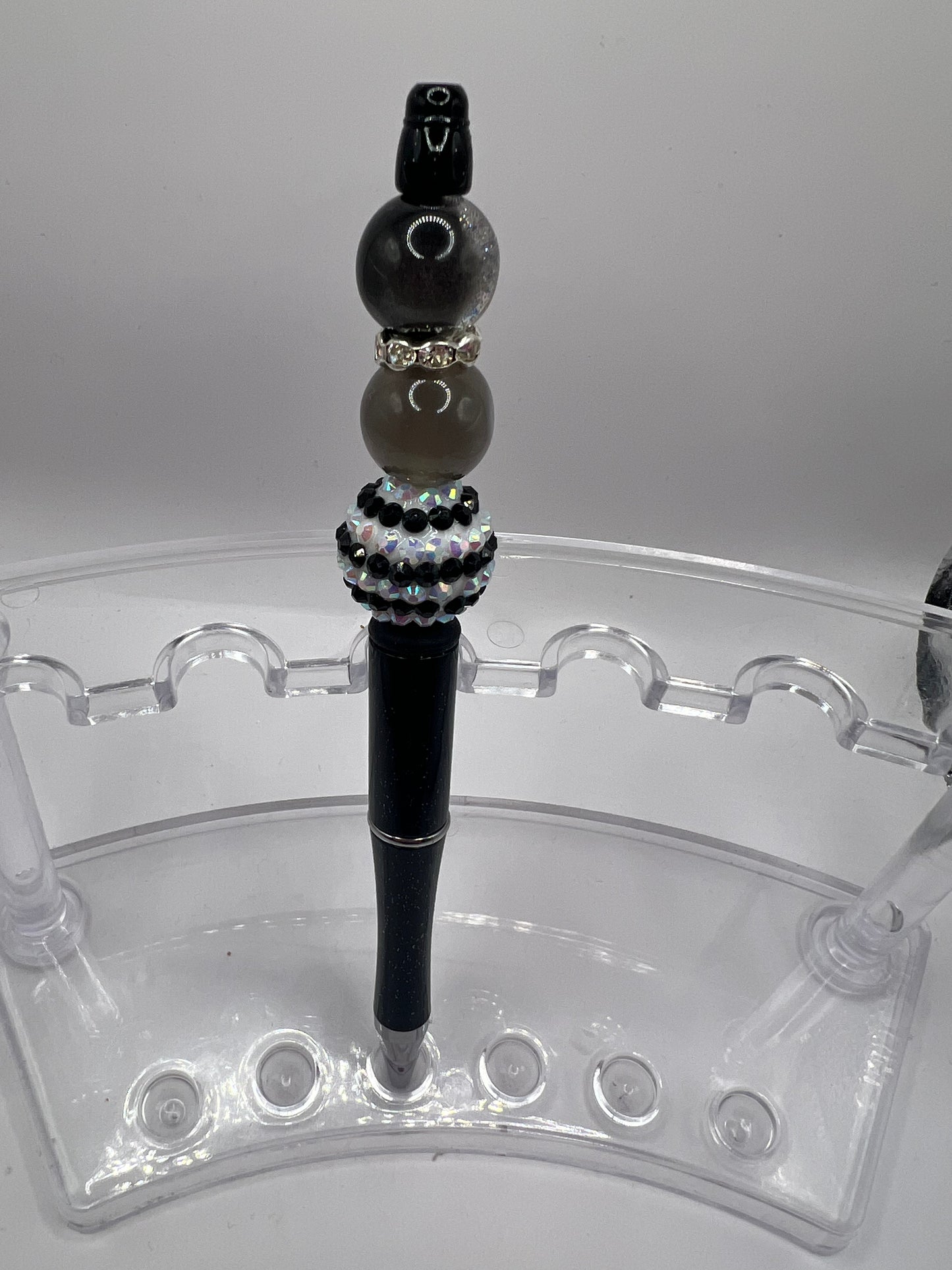 Black Sparkling beaded pen