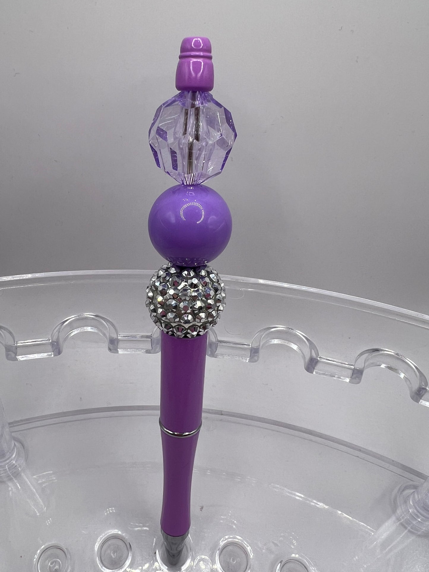 Purple beaded pen