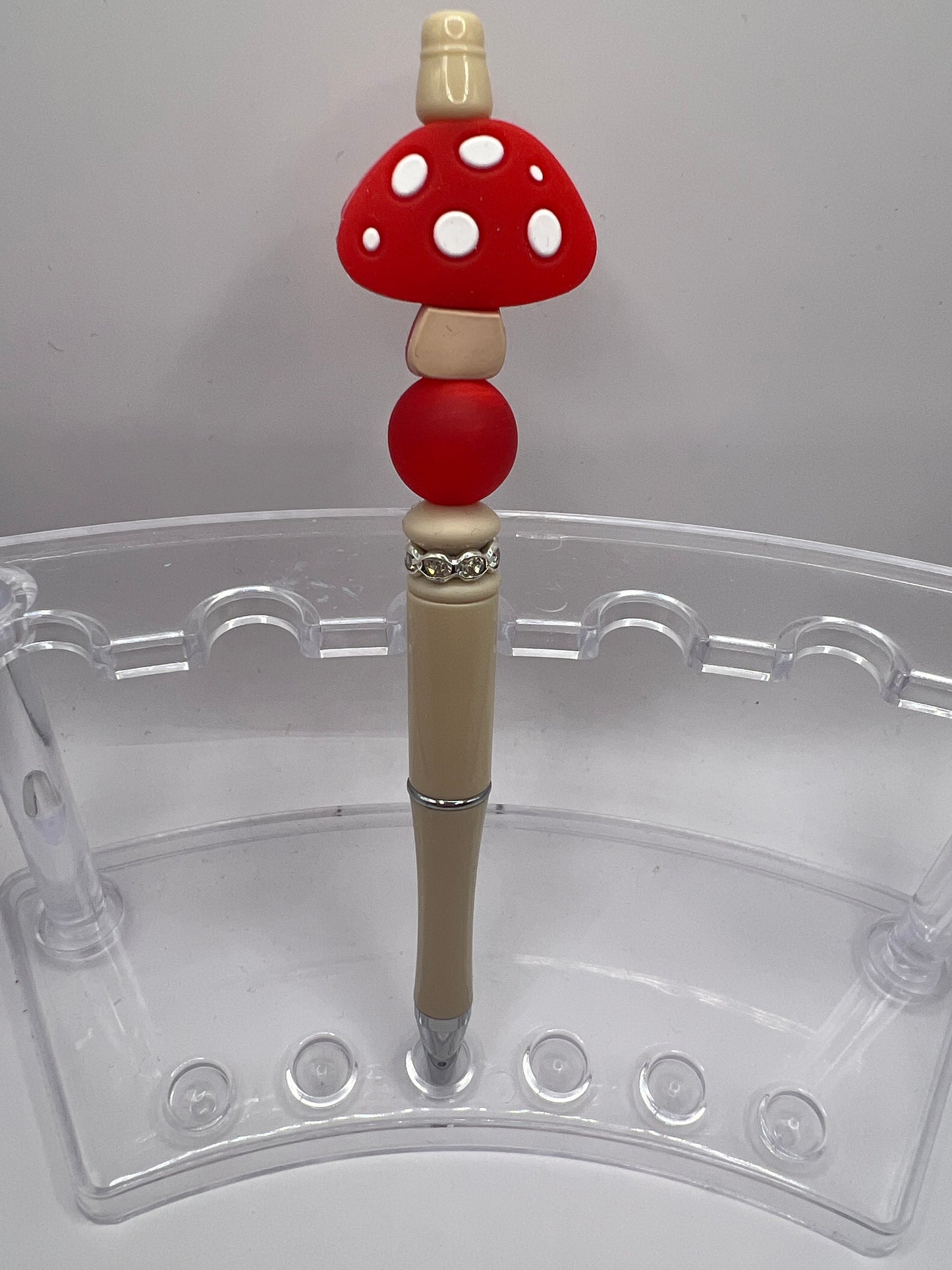Mushroom beaded pen beaded pen