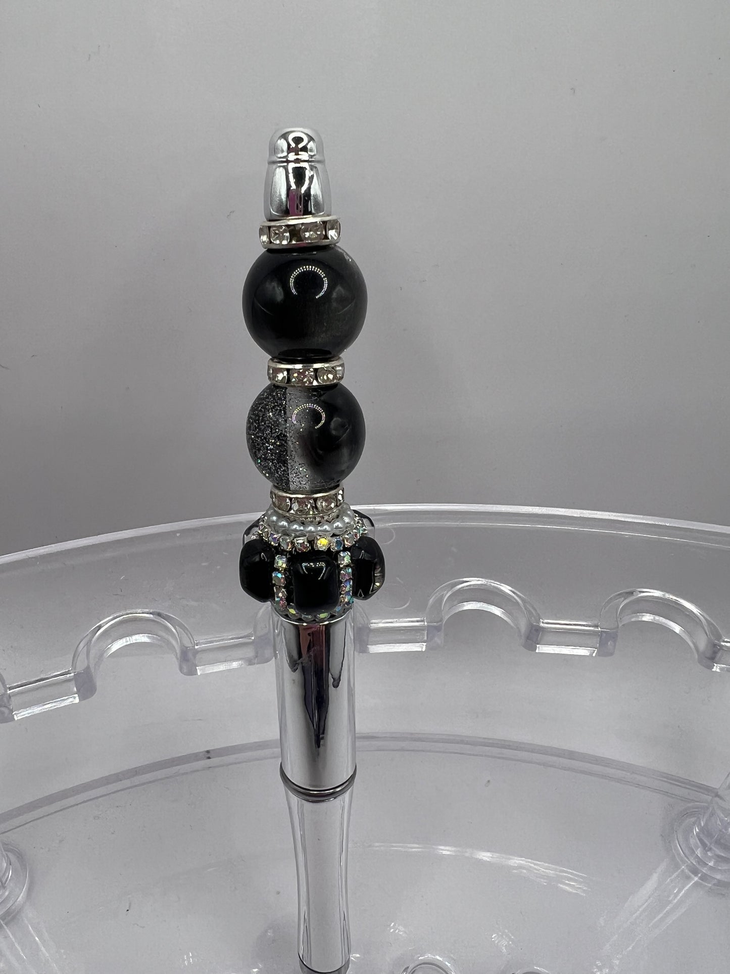 Black Beaded Pen