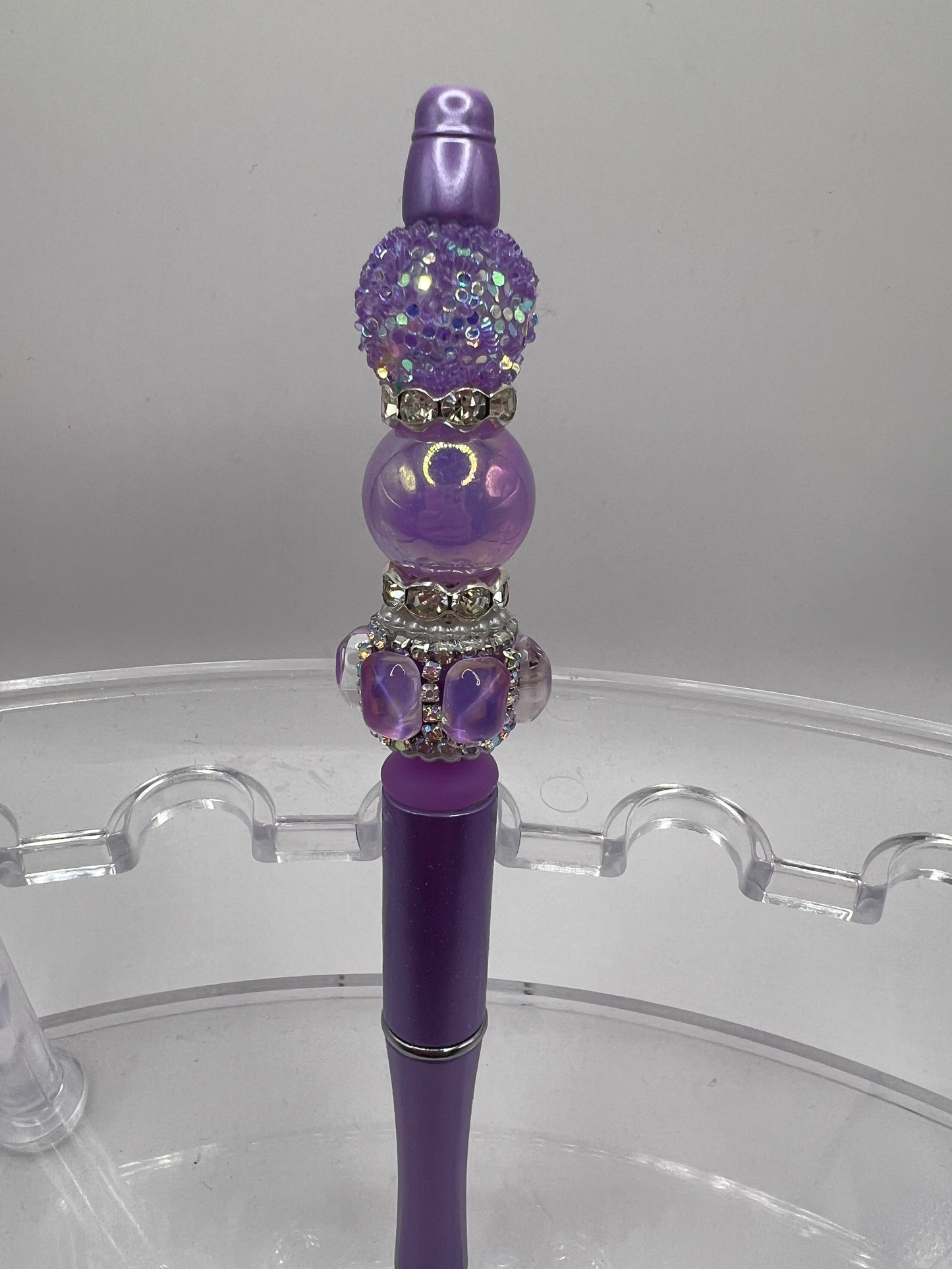 Purple Beaded Pen