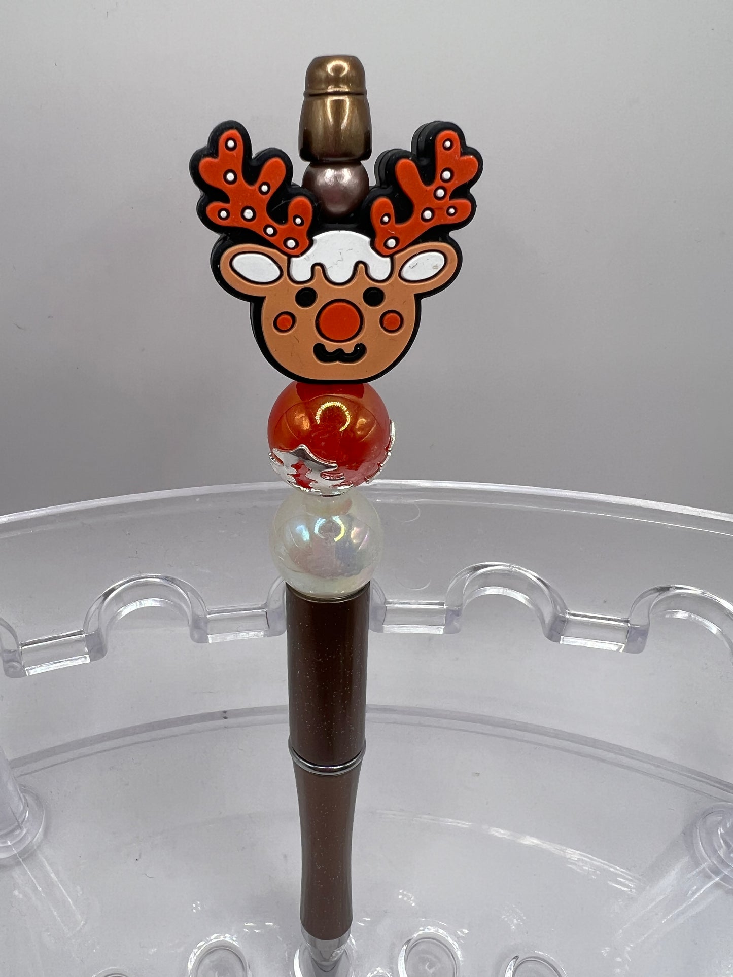 Reindeer Beaded Pen
