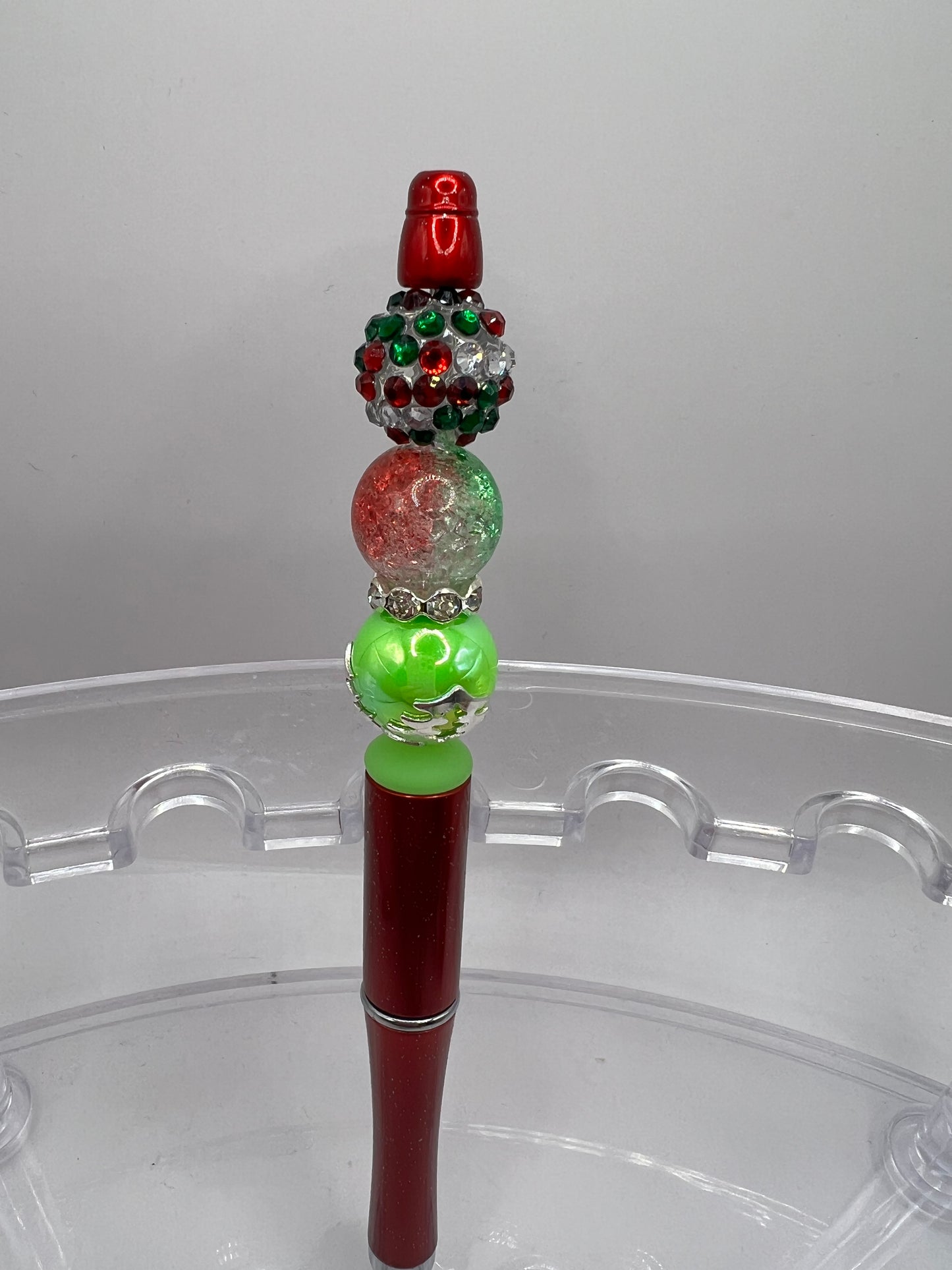 Christmas spirited Beaded Pen