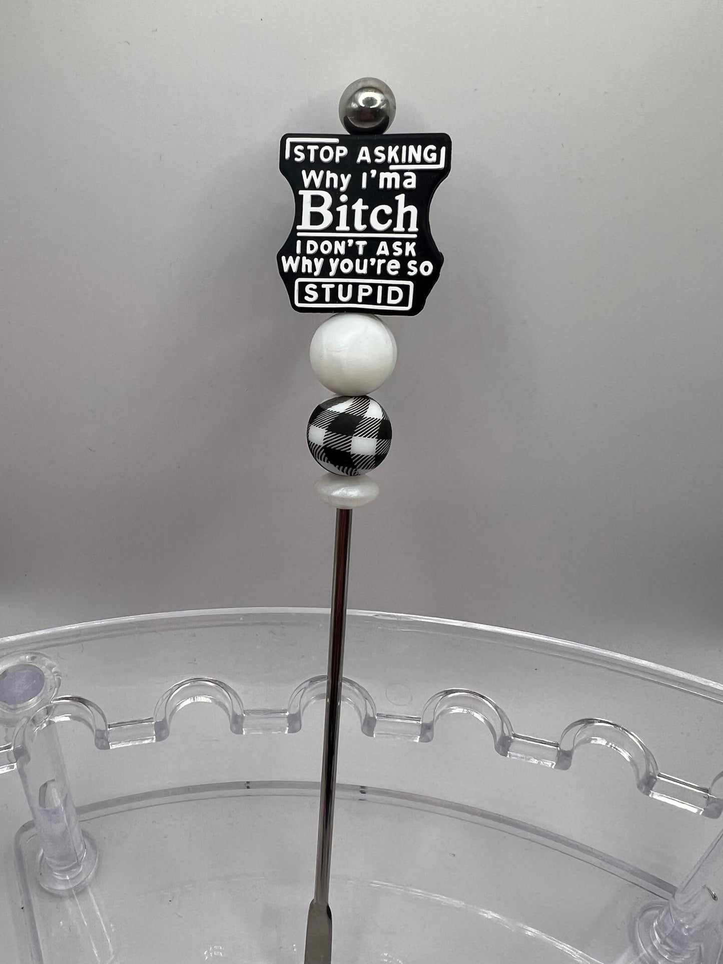 Beaded Stir Stick