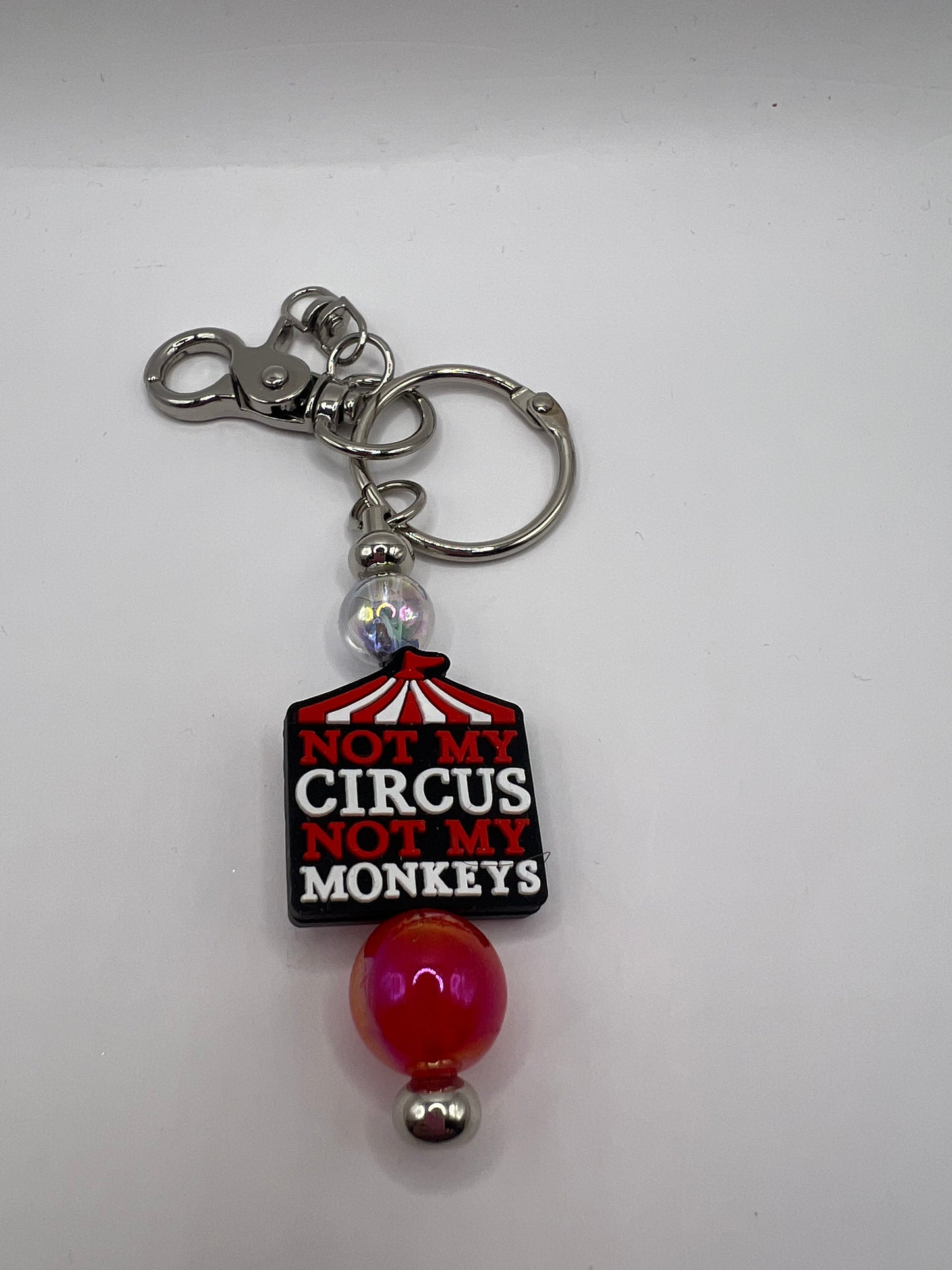 Not my circus, not my monkeys keychain