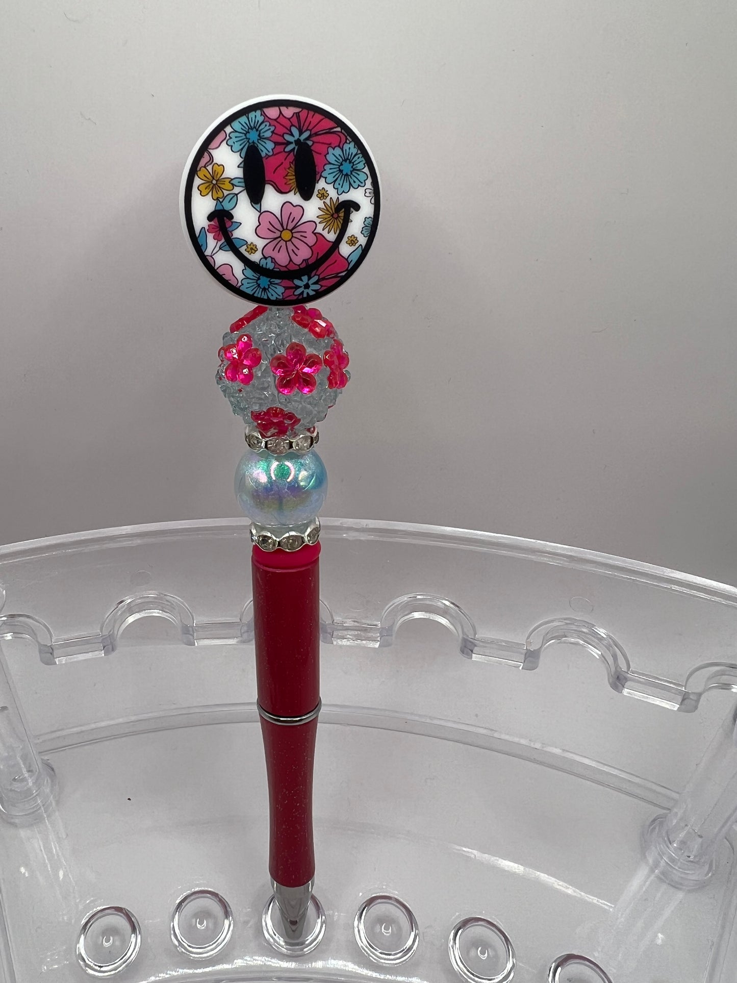 Smiley Beaded Pen