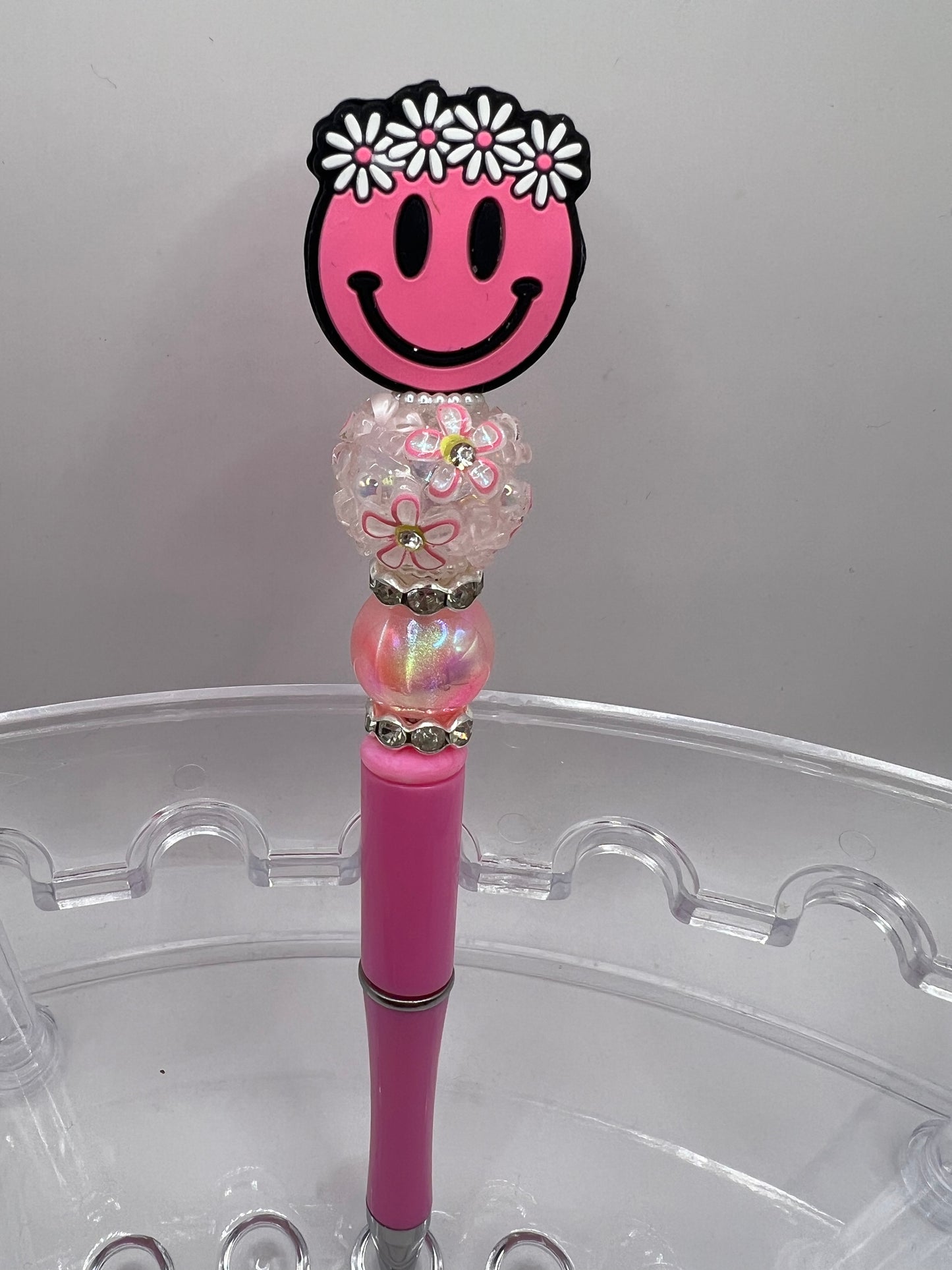 Smiley Beaded Pen