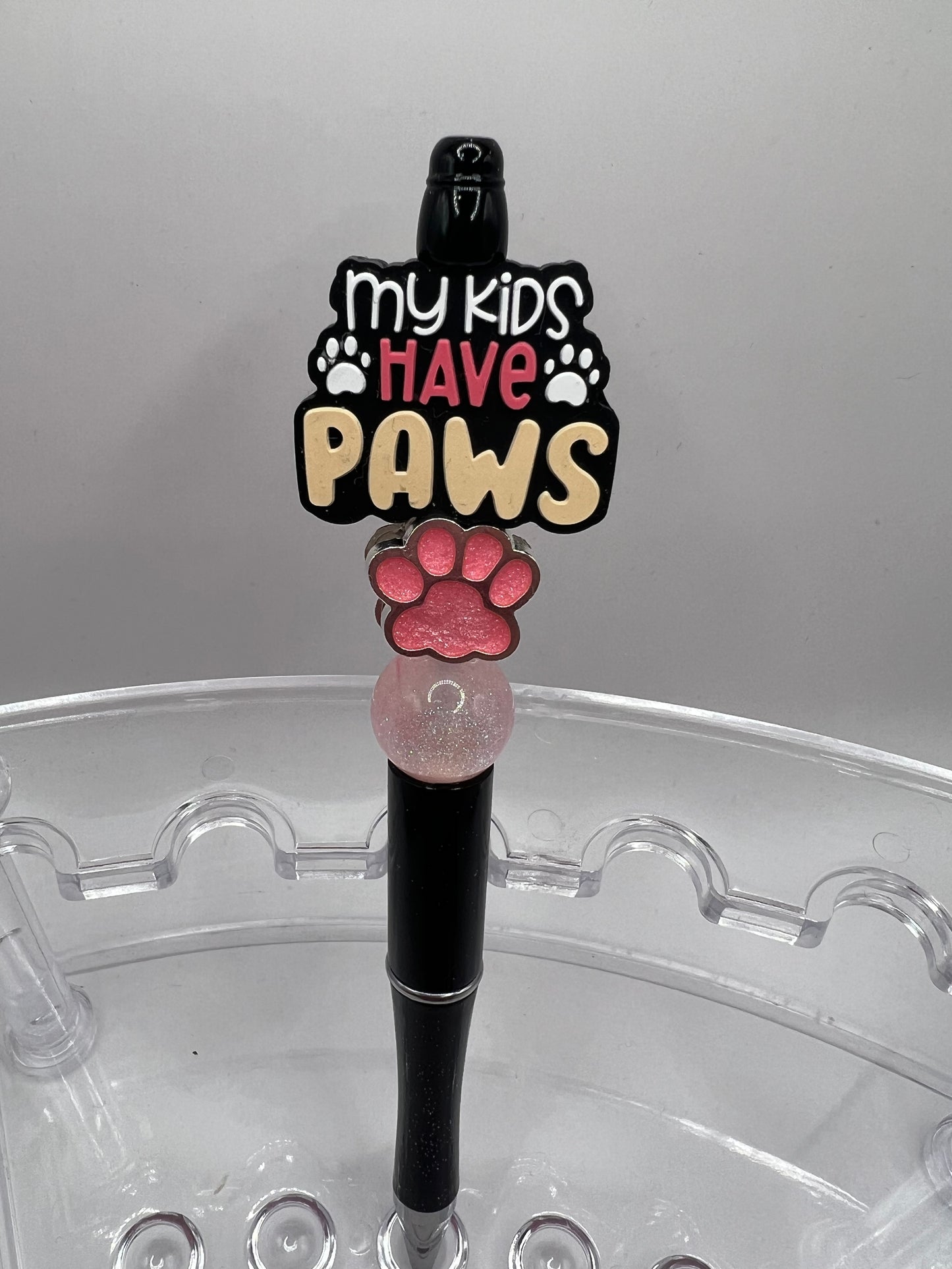 My kids have paws Beaded Pen