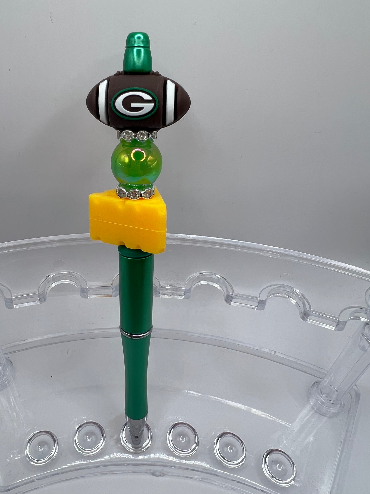 Football Green Bay Packers Beaded Pen