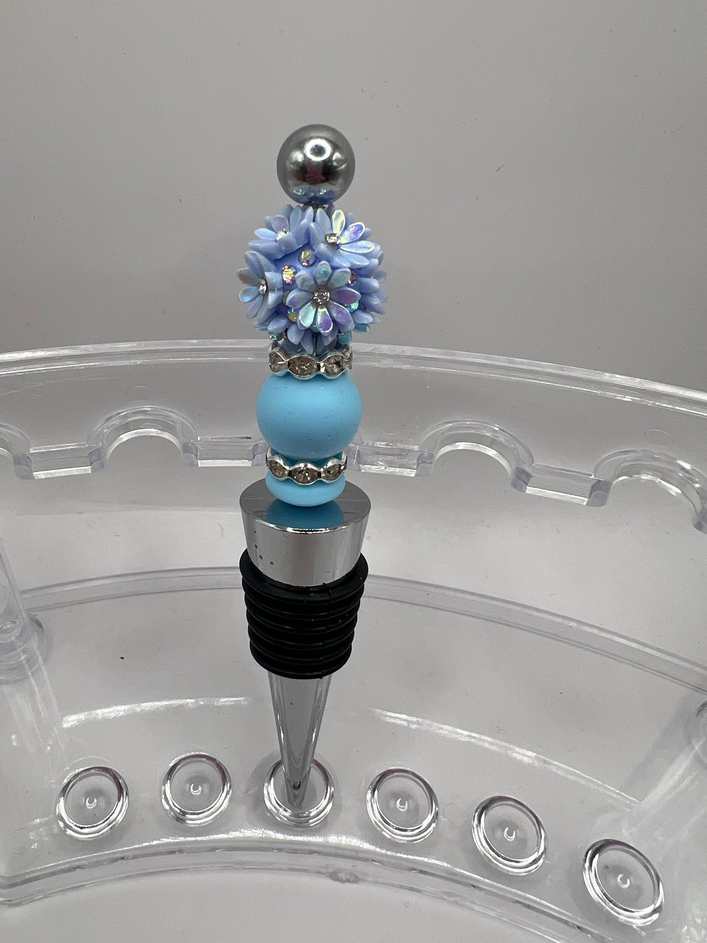 Beaded Wine topper
