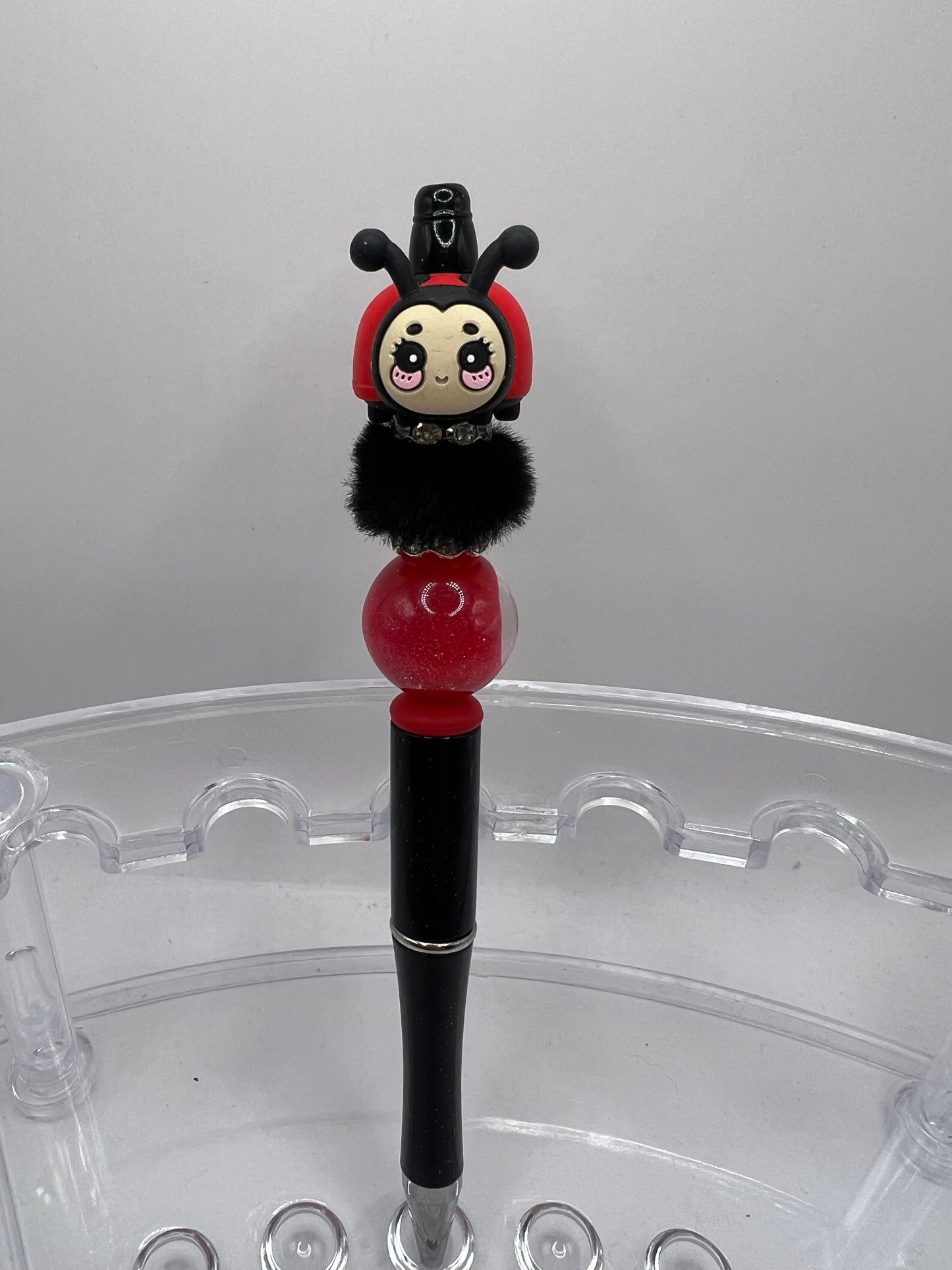 Ladybug beaded Pen
