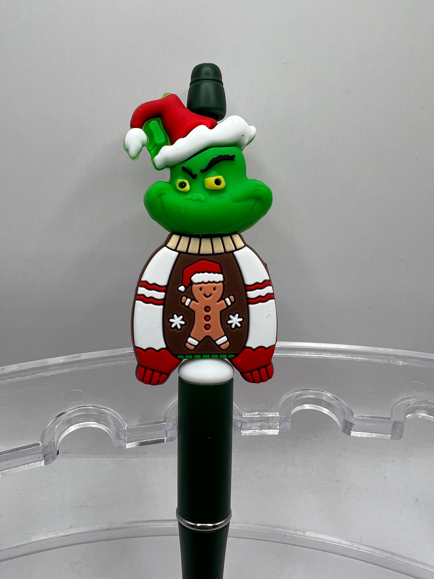 Grinch Christmas sweater pen