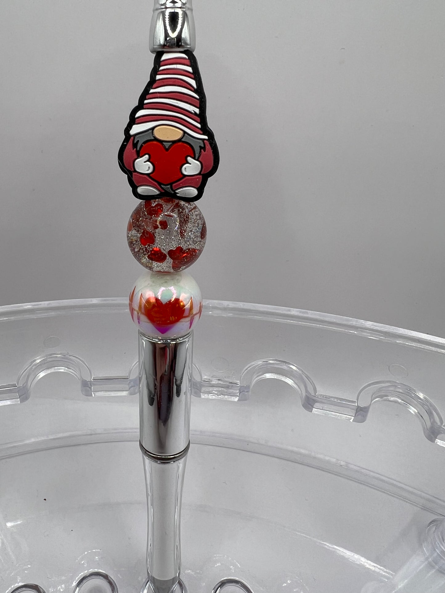 Valentines beaded pen