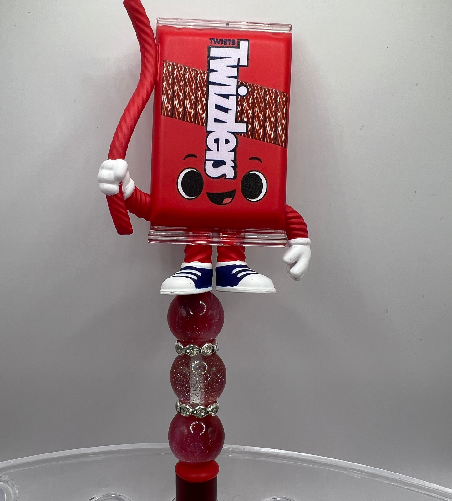 Twizzler beaded pen