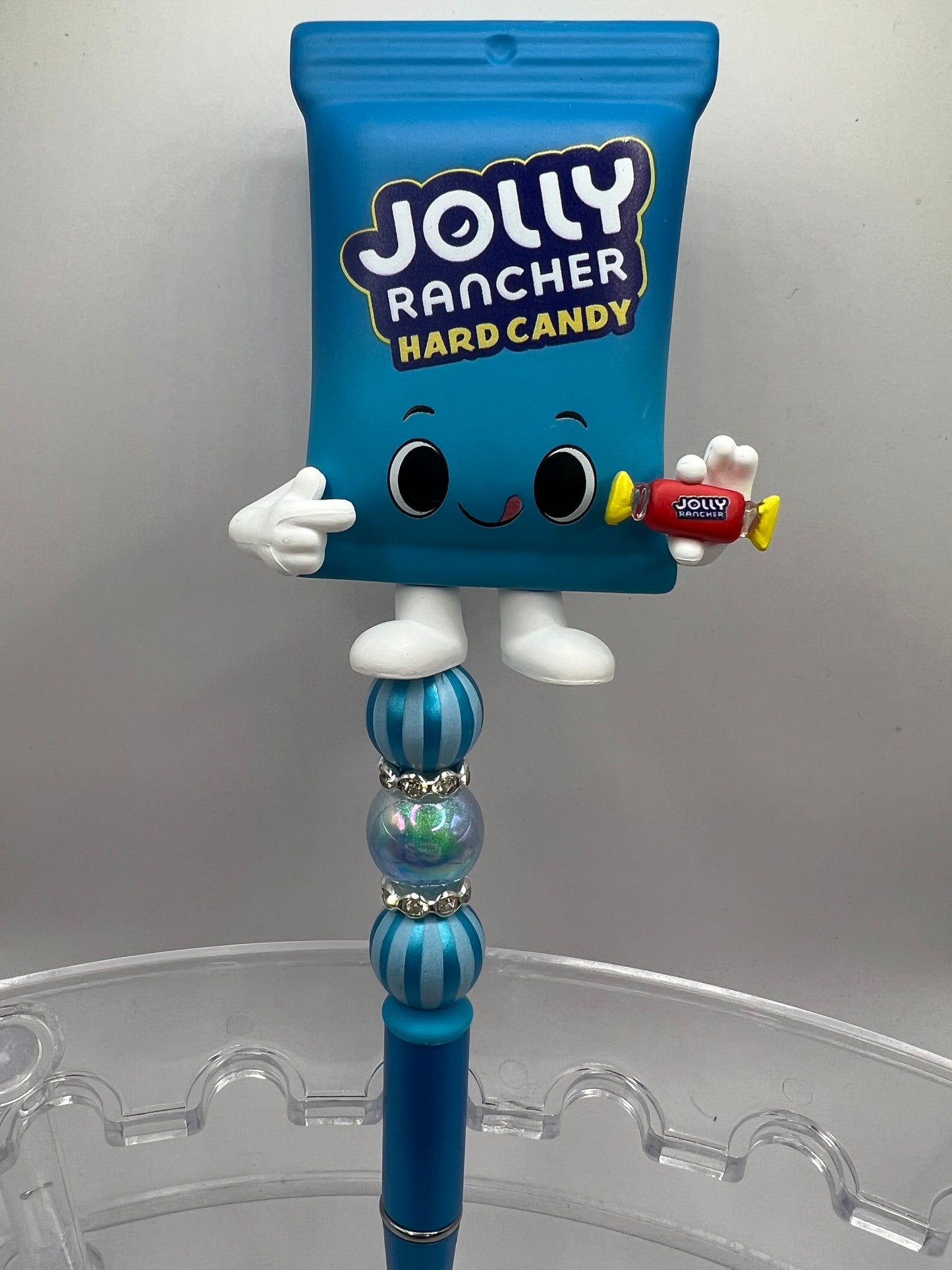 Jolly Rancher beaded pen
