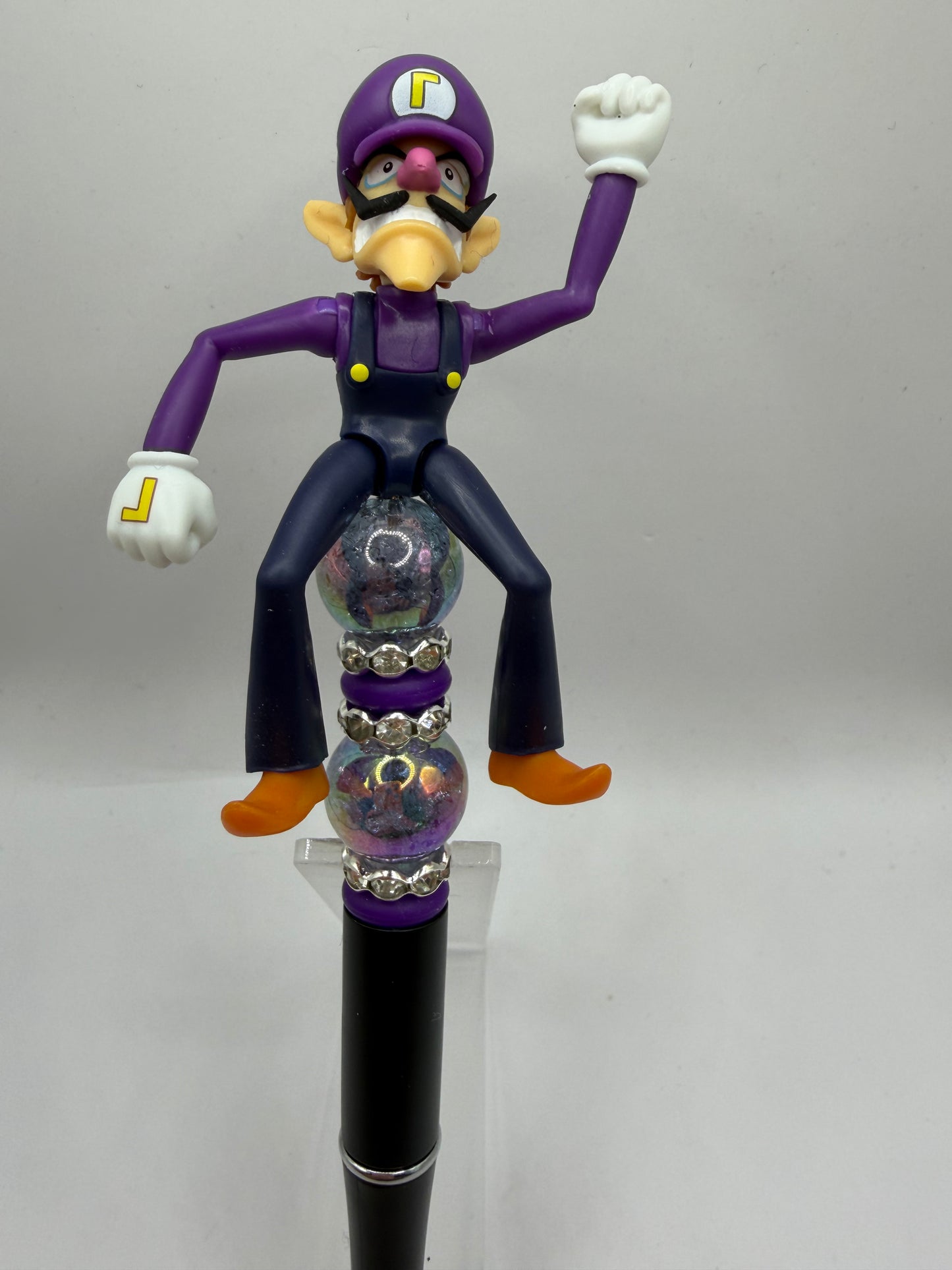 Waluigi Beaded Pen