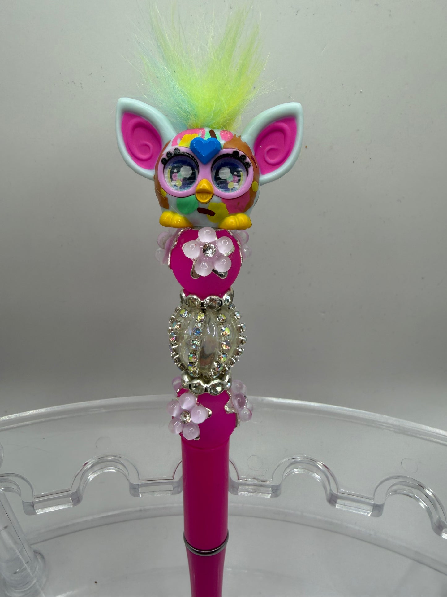 Mini Furby Beaded Pen
