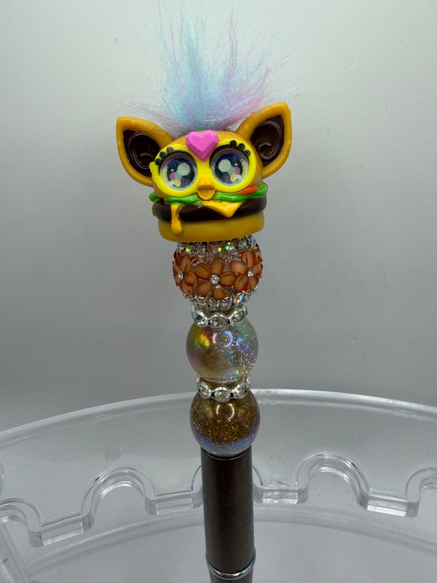 Mini Furby Beaded Pen