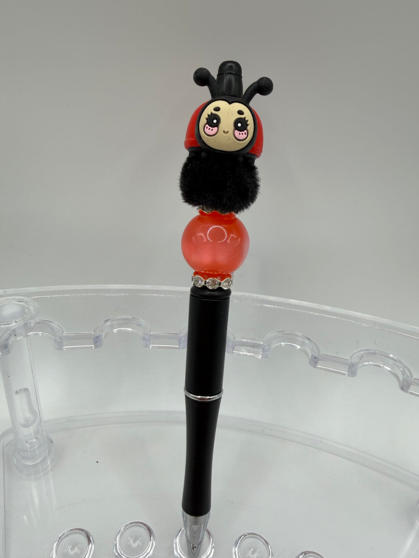 Ladybug Beaded Pen