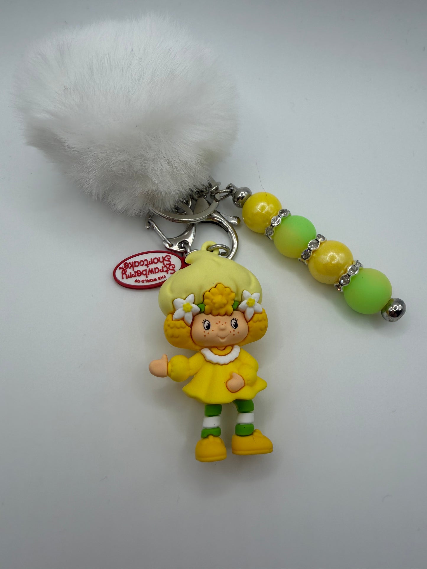 Lemon meringue, keychain or purse charm