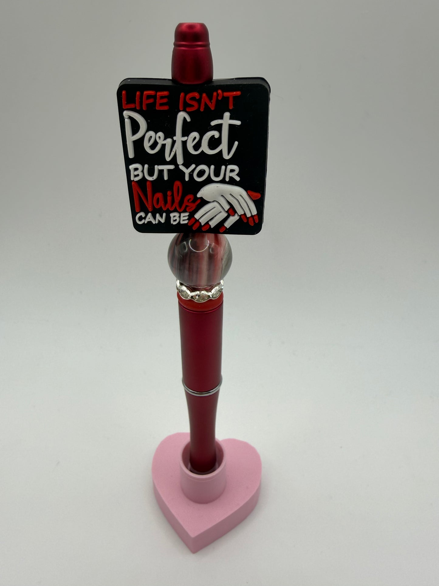 Life isn’t perfect, but your nails can be beaded Pen