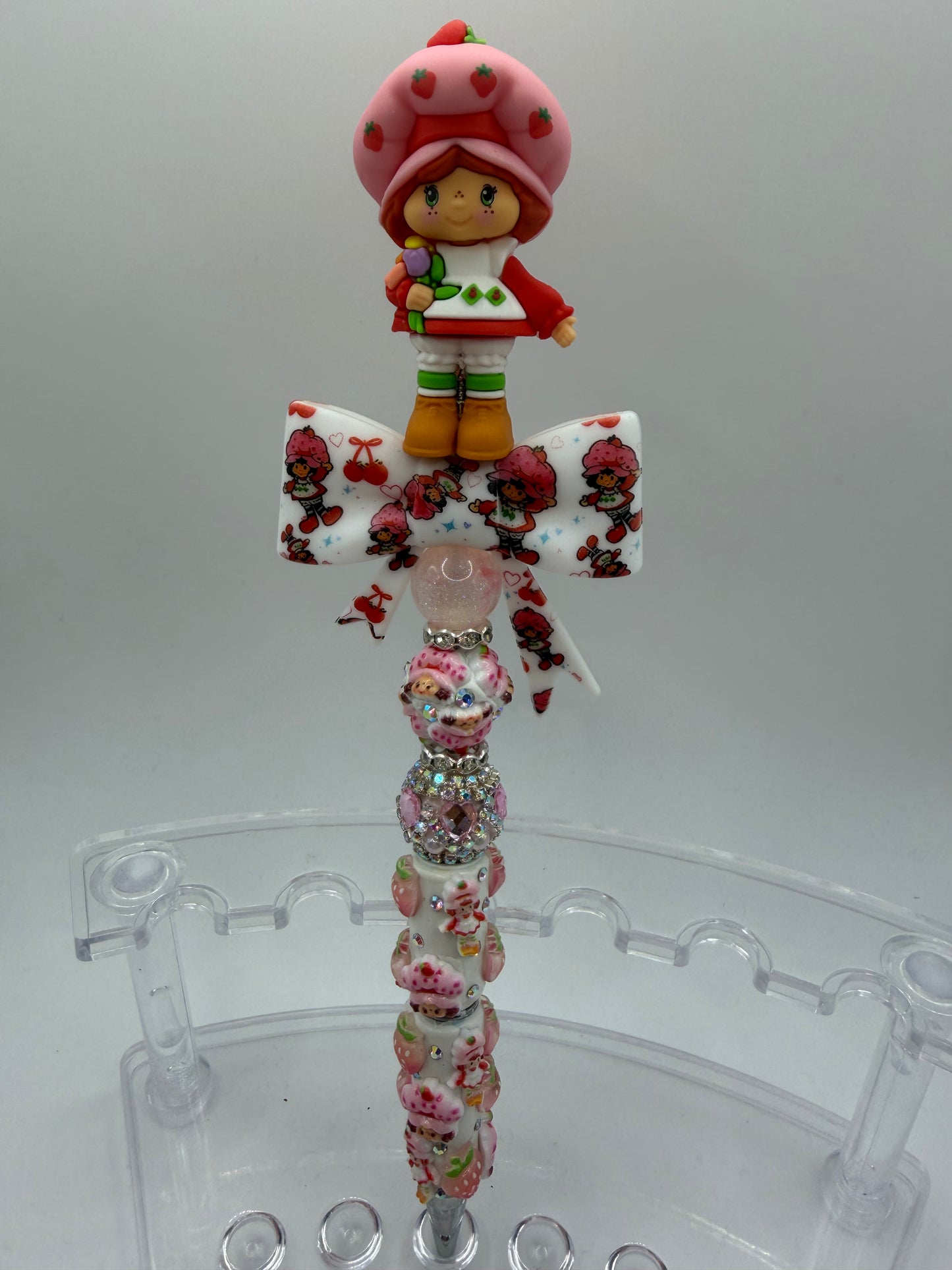 Strawberry Shortcake Beaded Pen