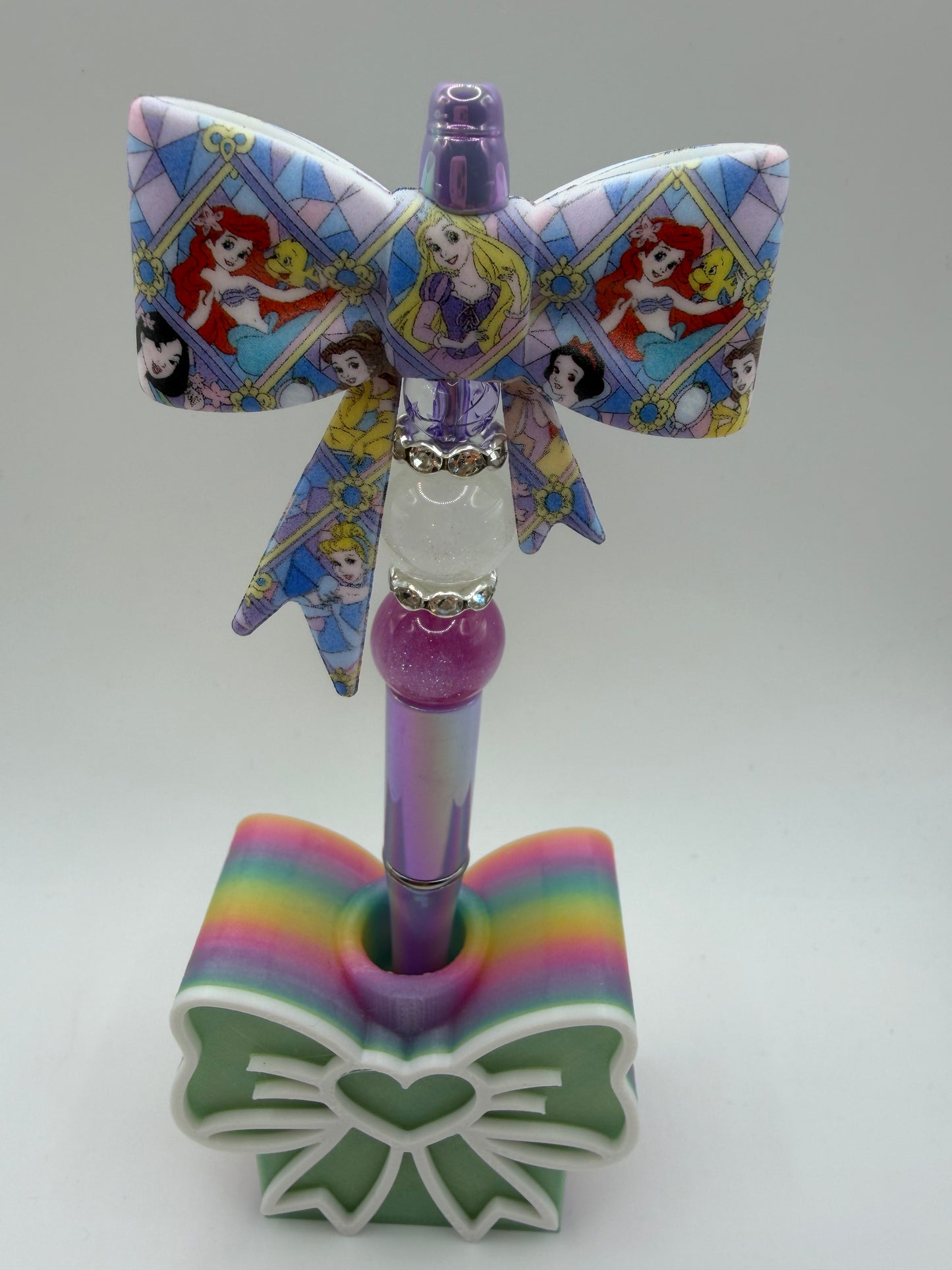 Little Mermaid Bow Beaded Pen