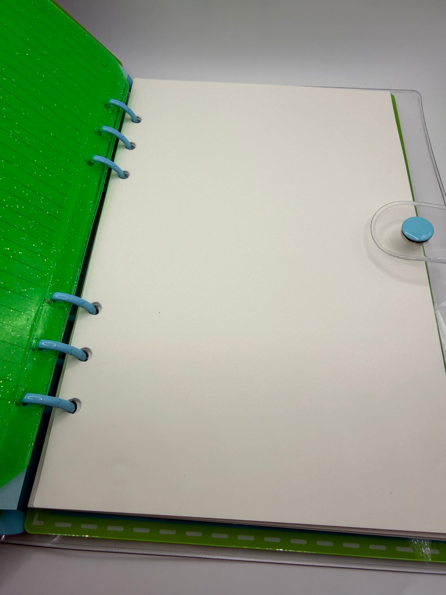 Smurf Acrylic Shaker Notebook A5
