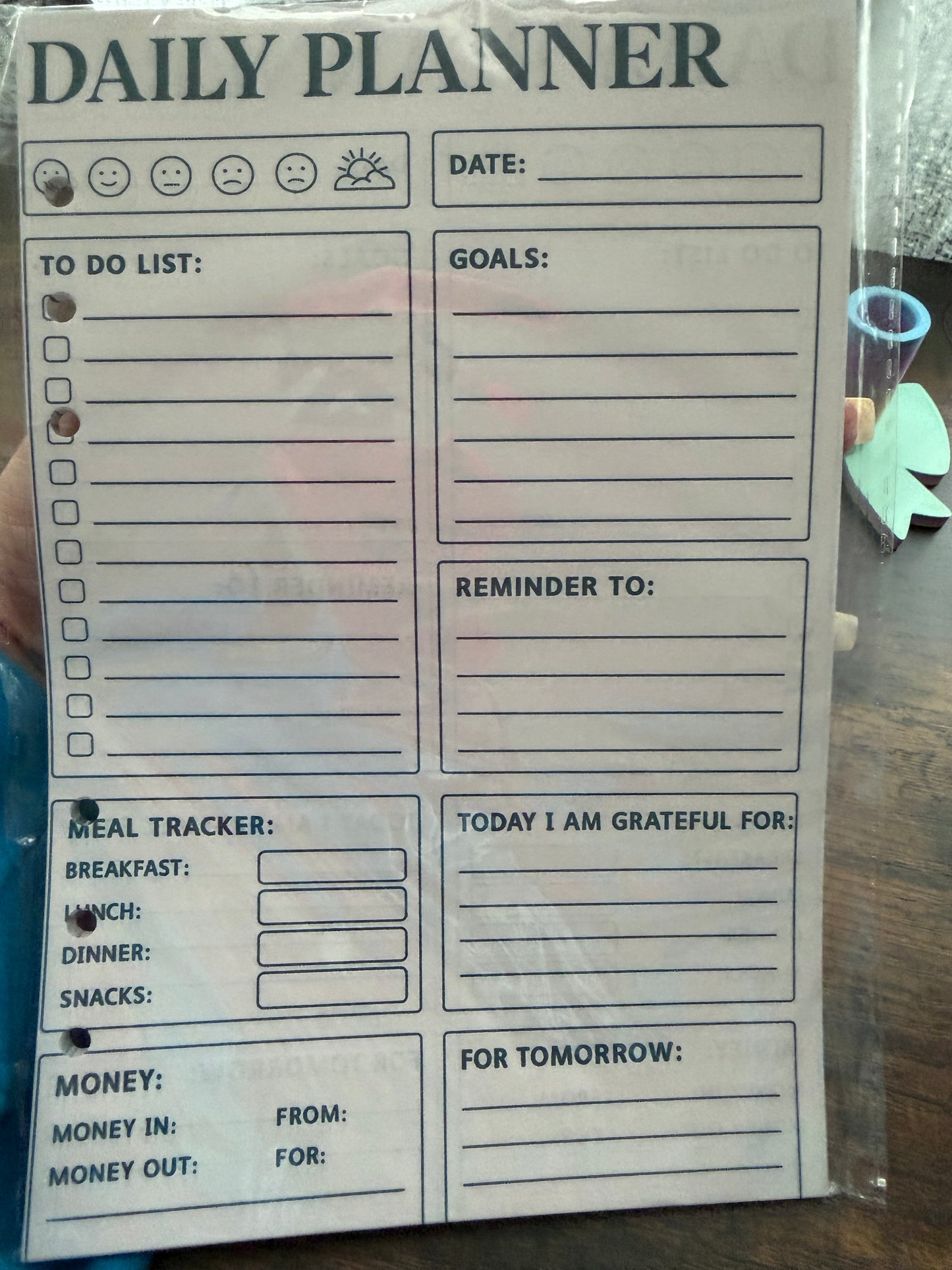 Daily Planner paper A5
