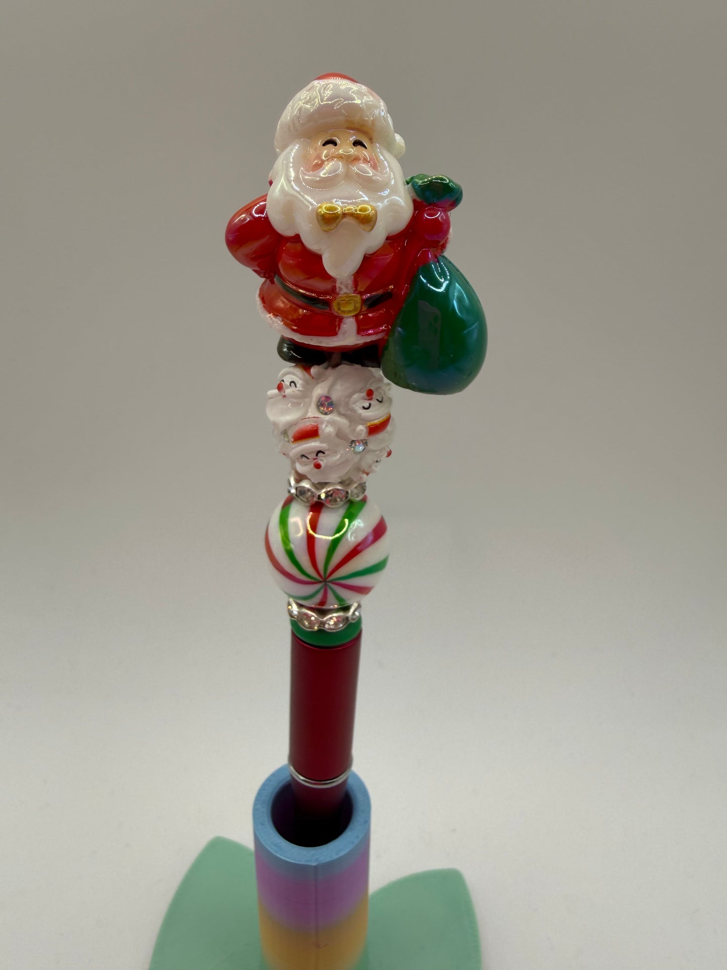 Santa Beaded Pen