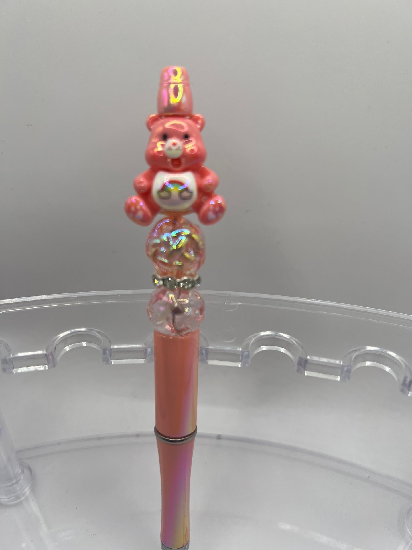Care Bear Beaded Pen