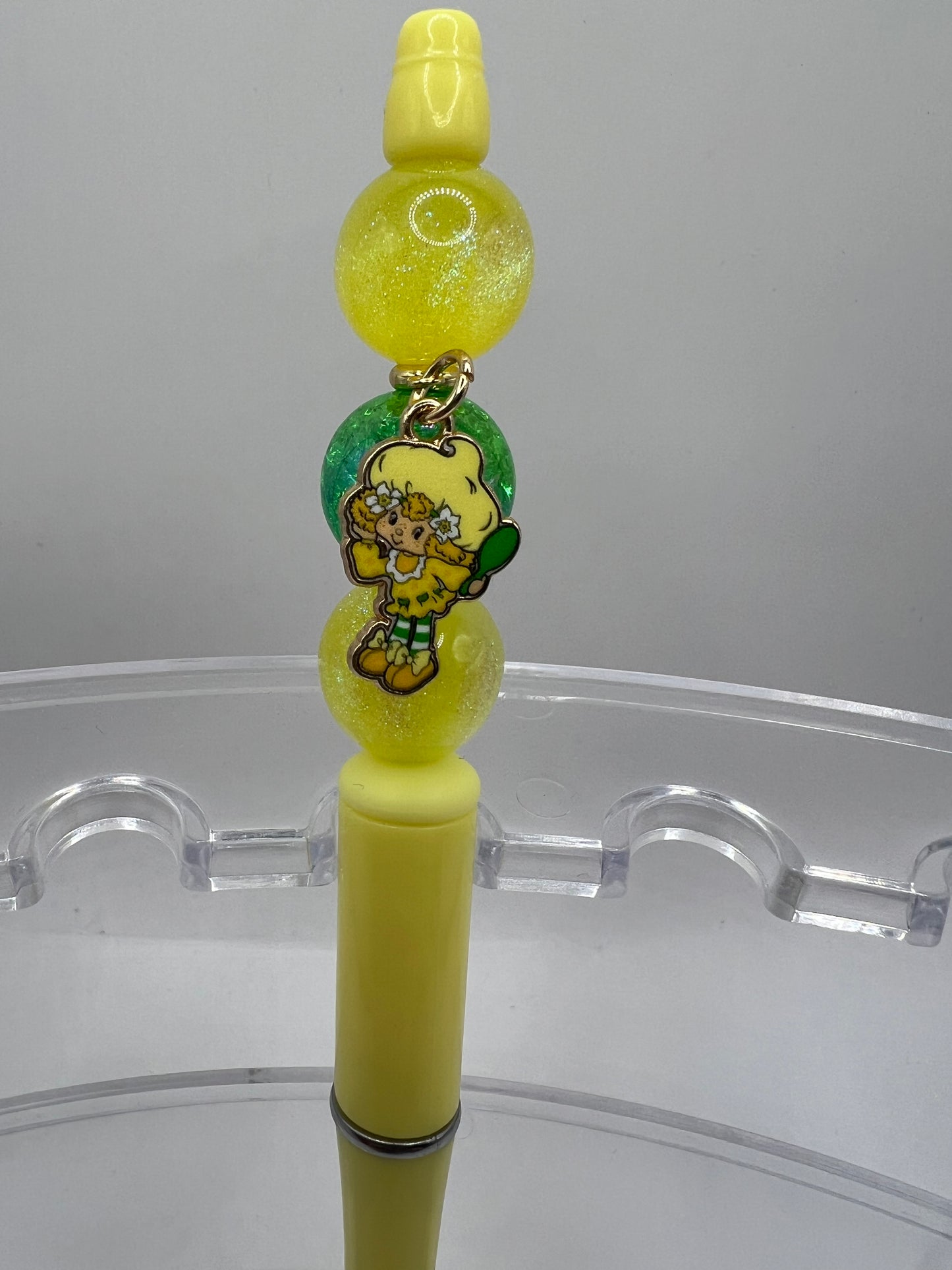 Lemon Meringue Charm Beaded Pen