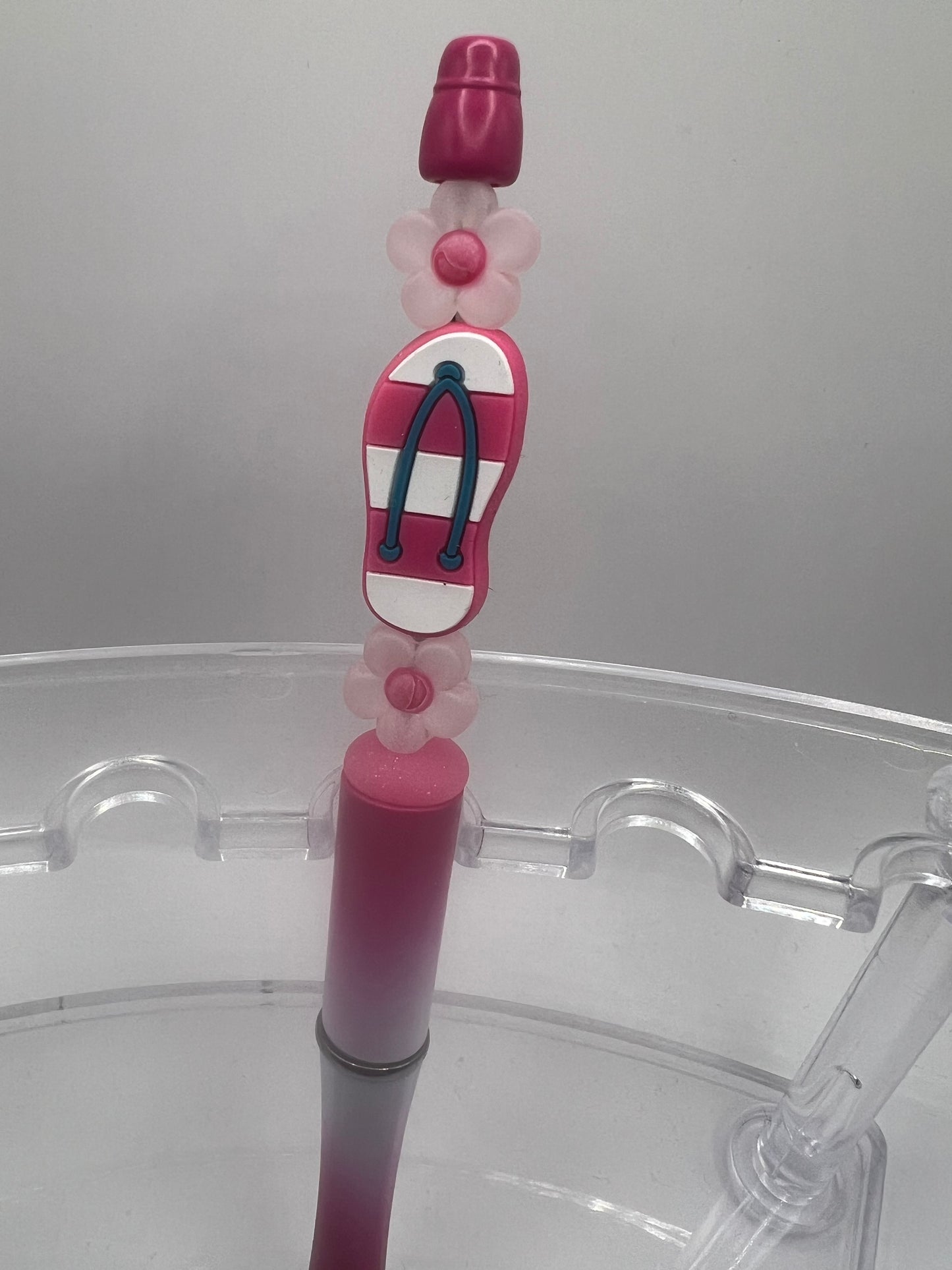 Flip Flop Beaded Pen