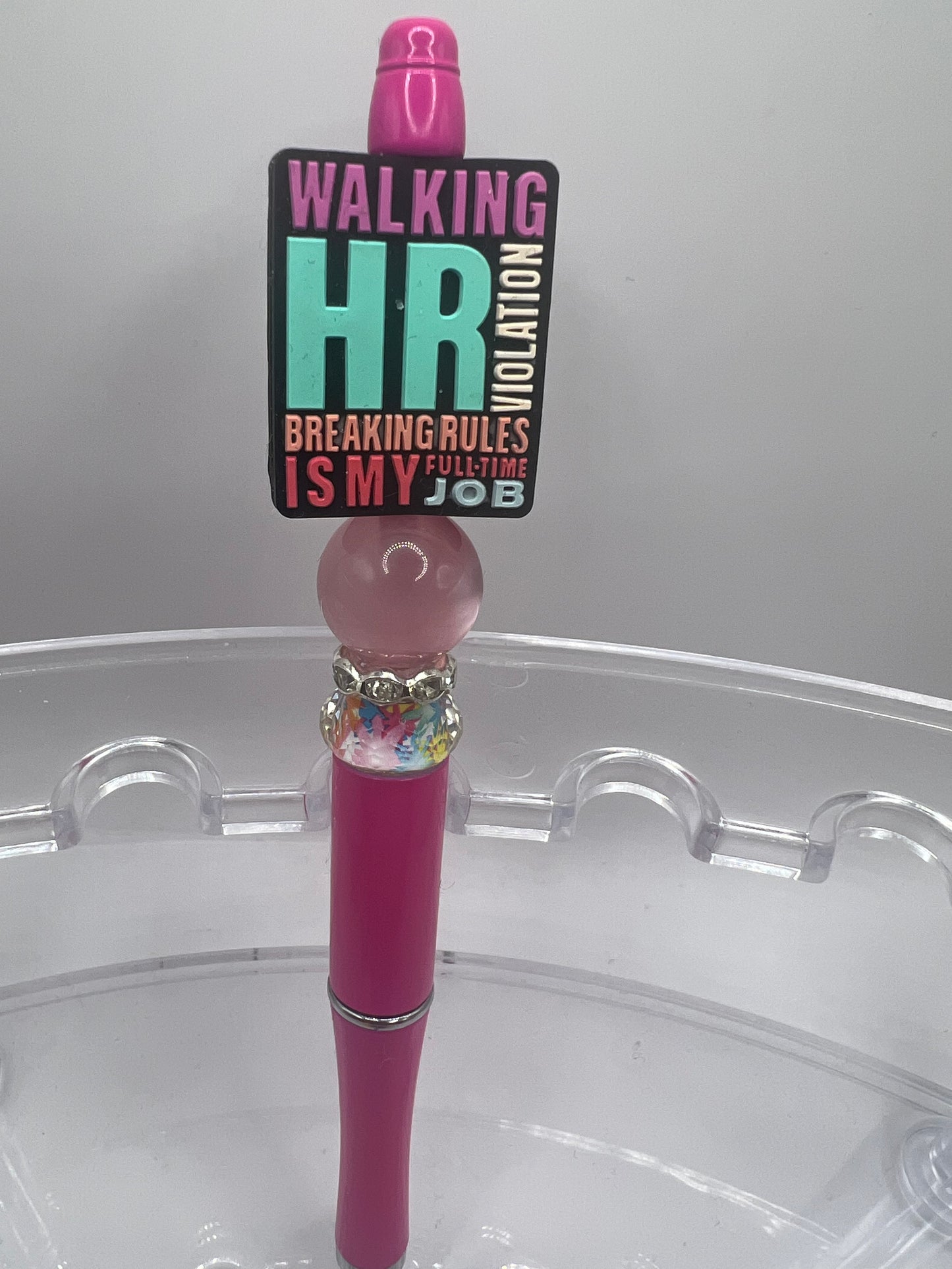 Walking HR violation beaded pen