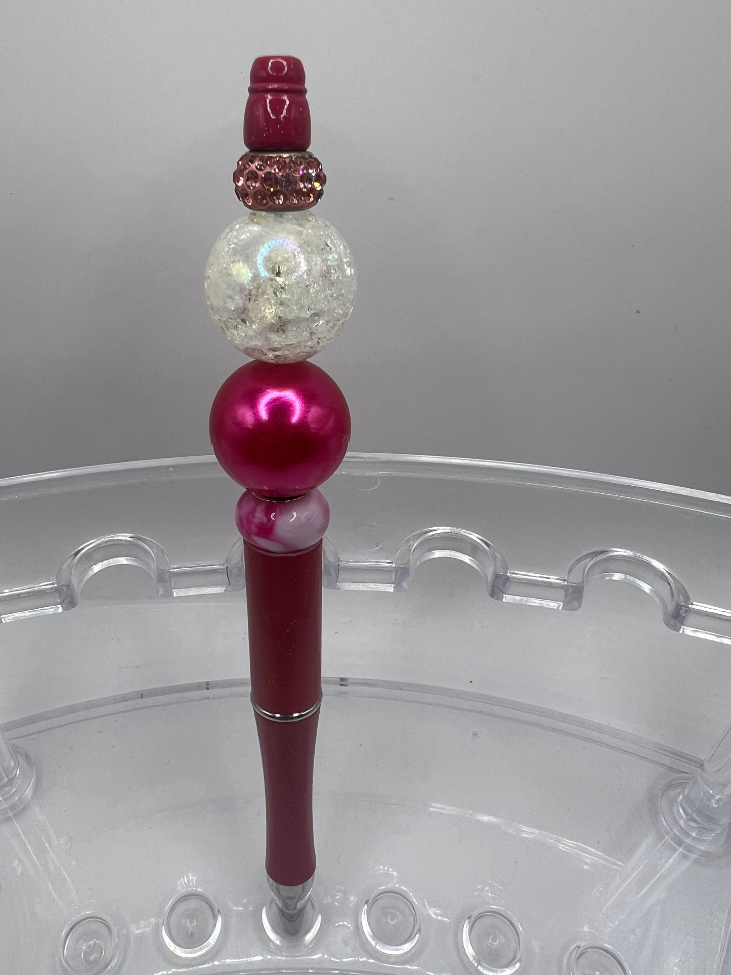 Pink Beaded Pen