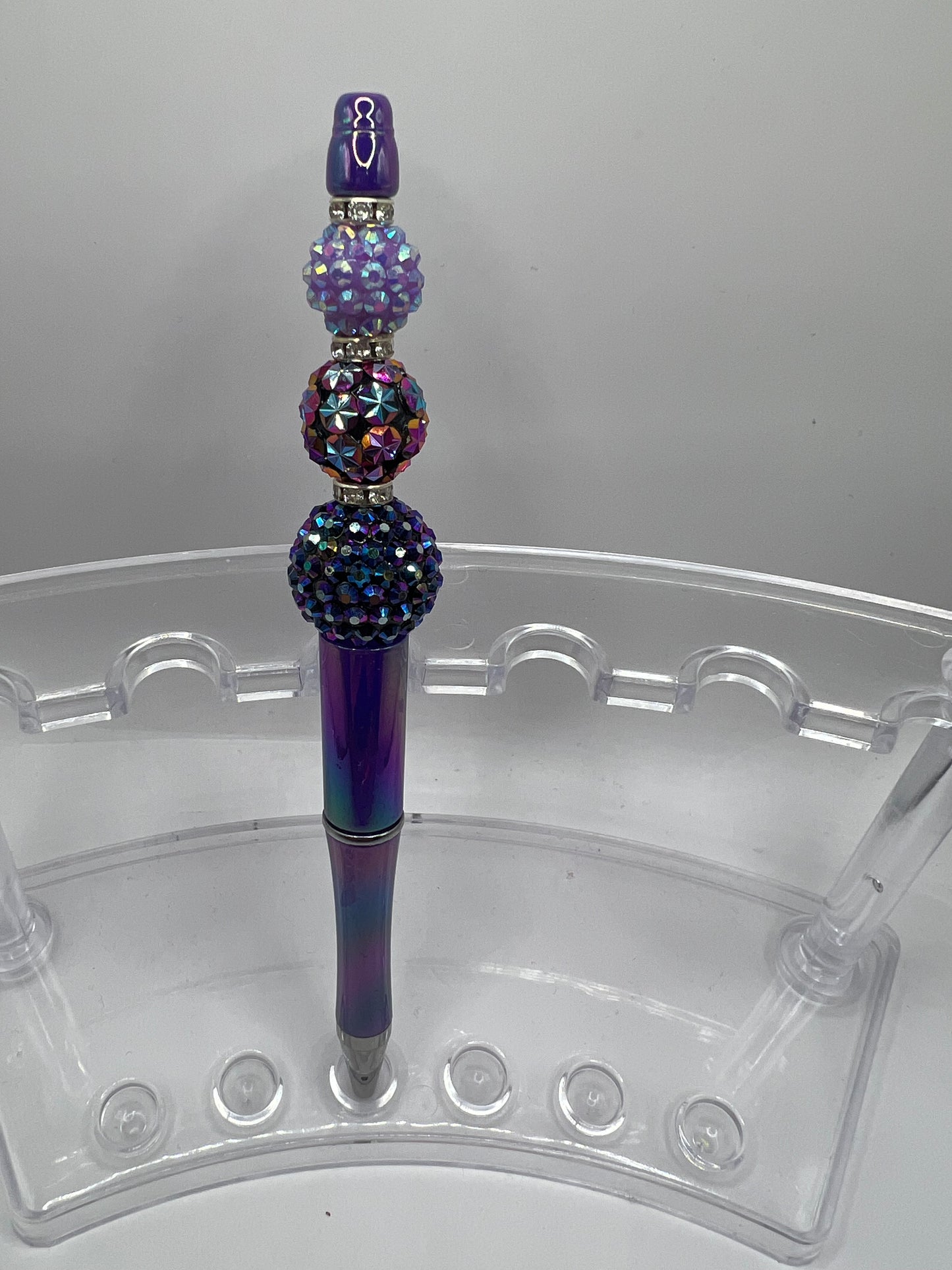 Purple Beaded pen