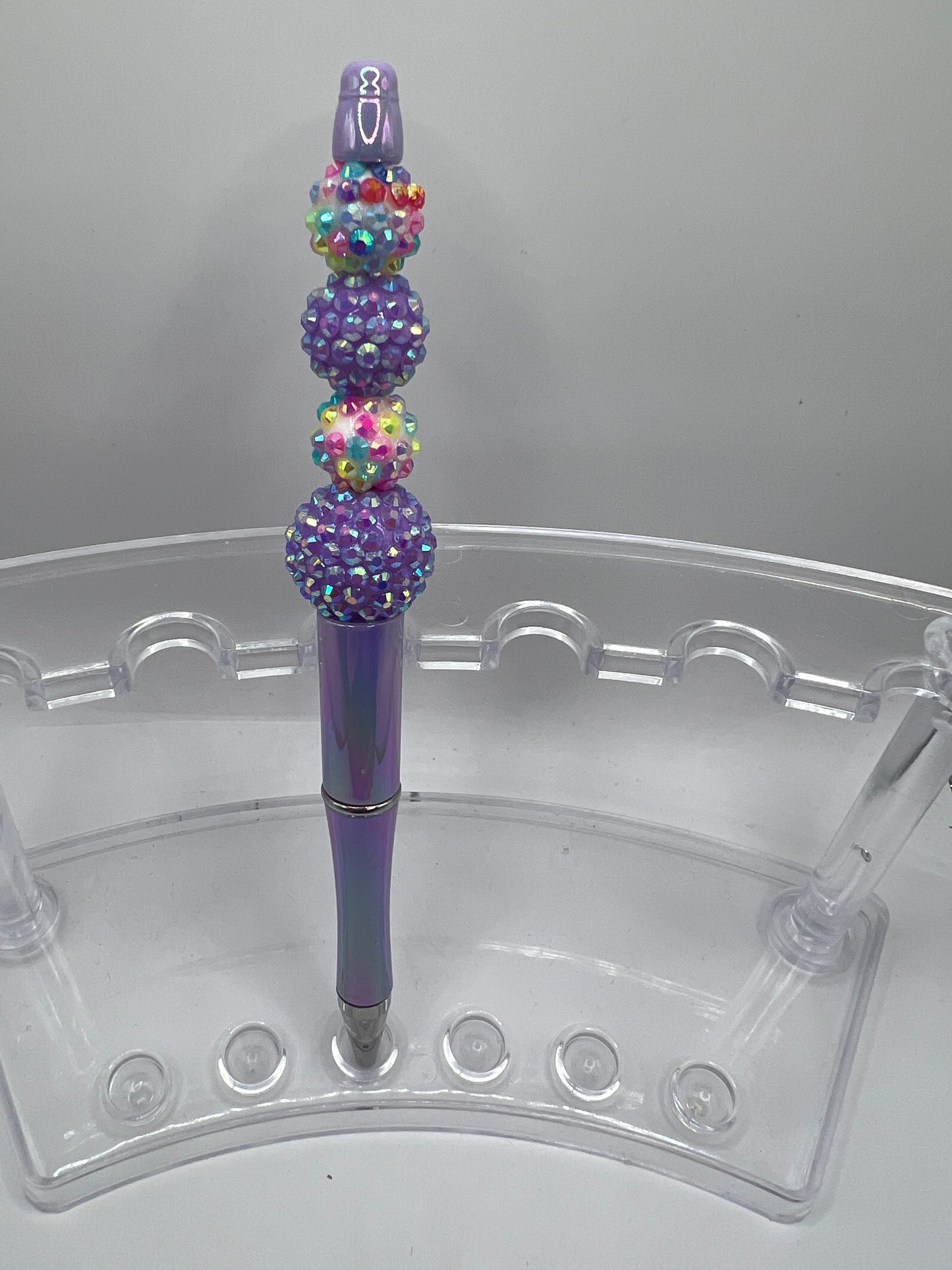 Purple Beaded Pen