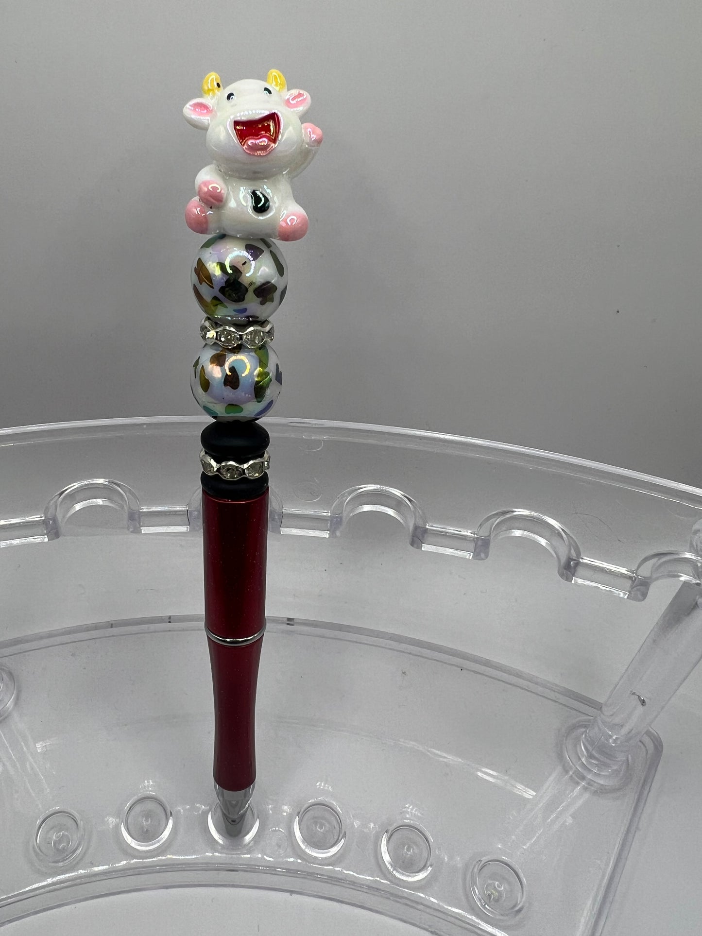 Cow Beaded Pen