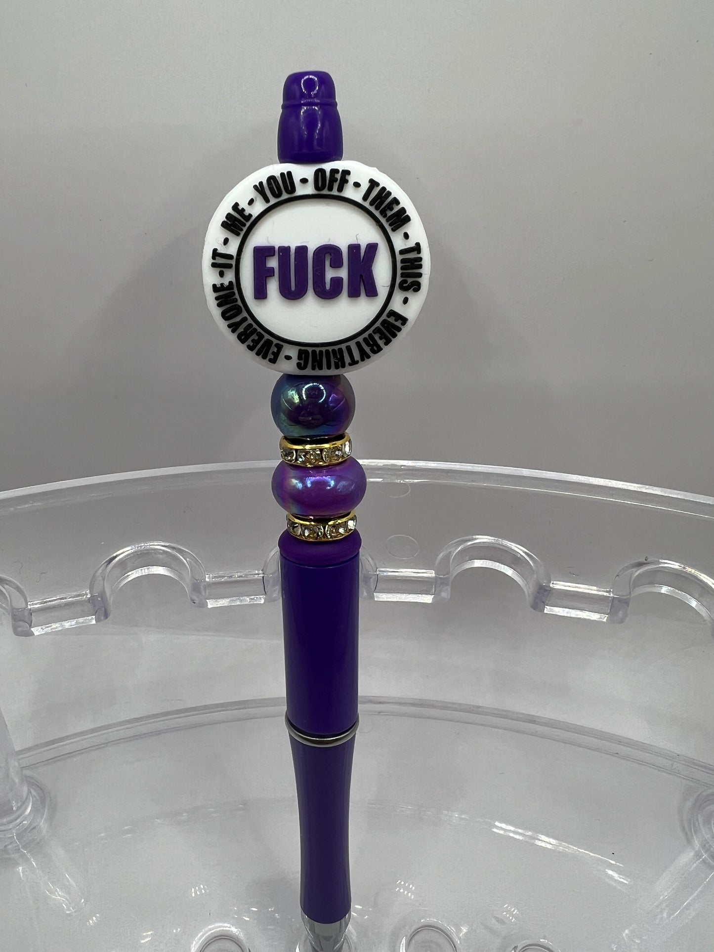 Fuck -Beaded Pen
