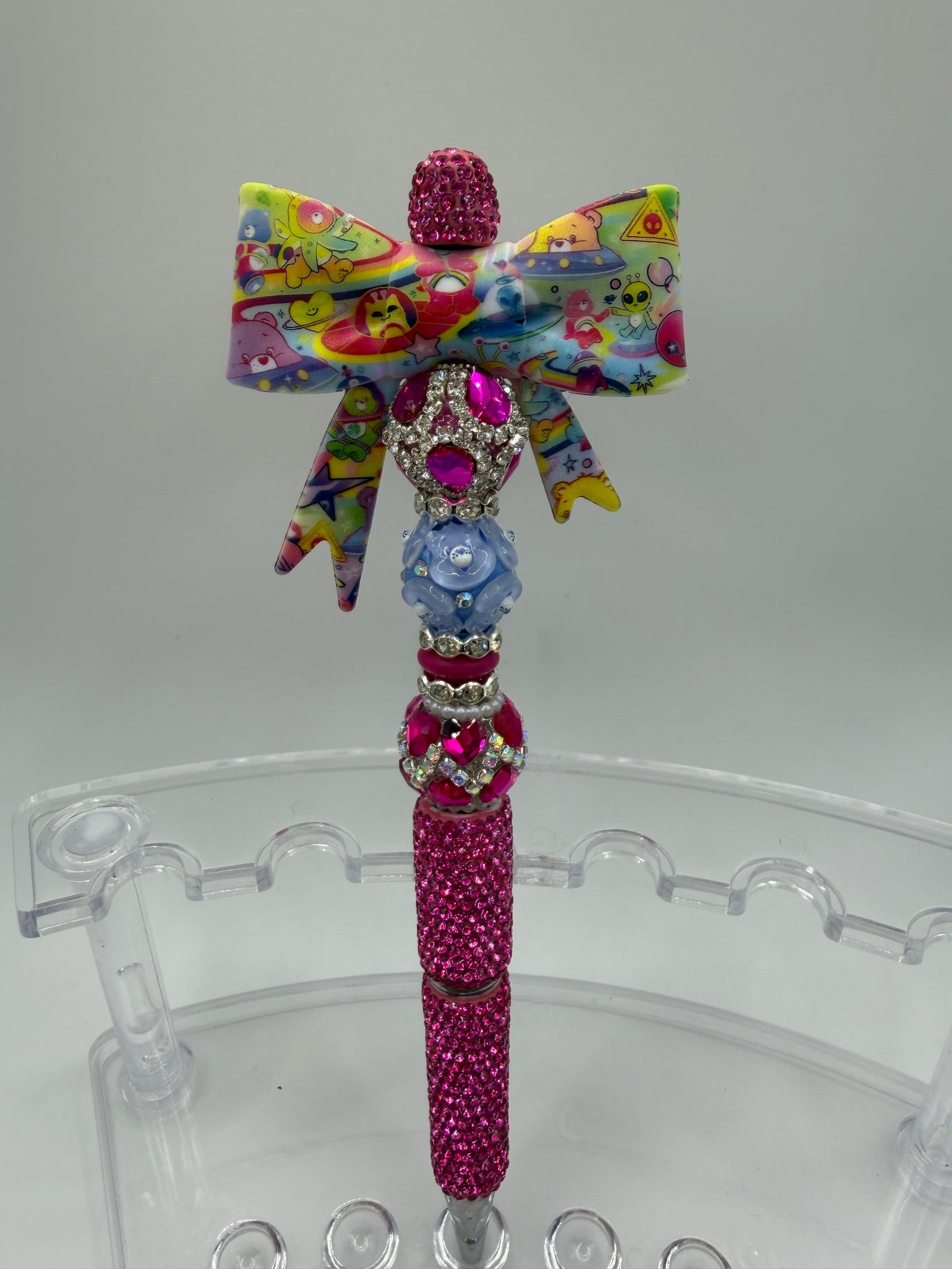 Care Bears Bow Beaded Pen